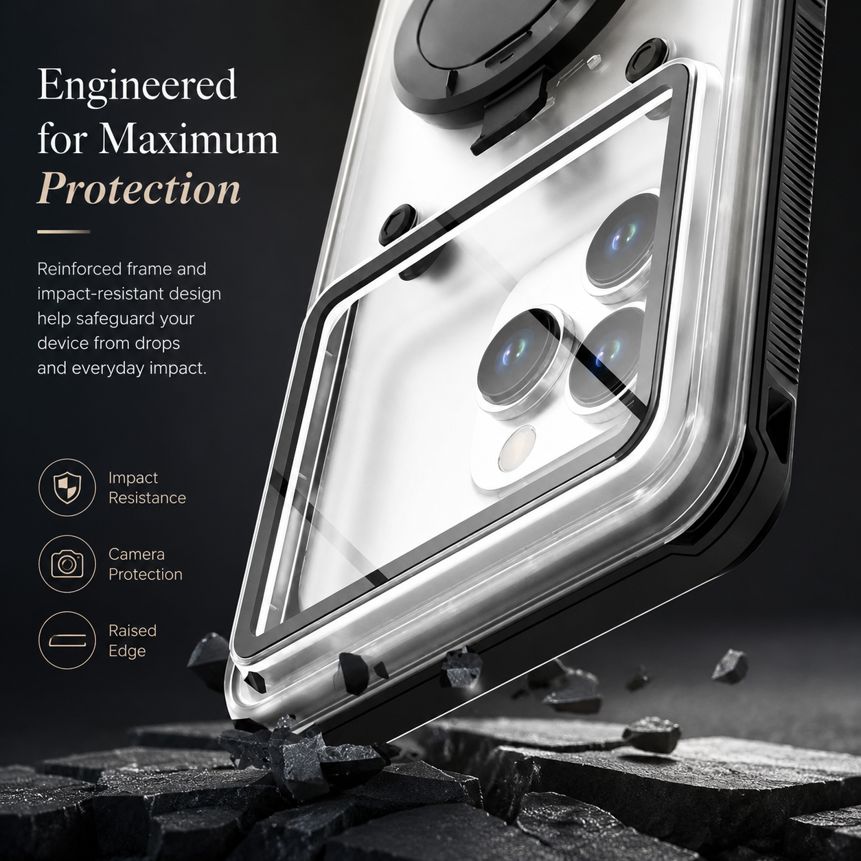 Premium iPhone Case IP68 Waterproof Full Body Protective Cover Shockproof Vacuum Seal Touchscreen Access Dustproof Underwater Protection