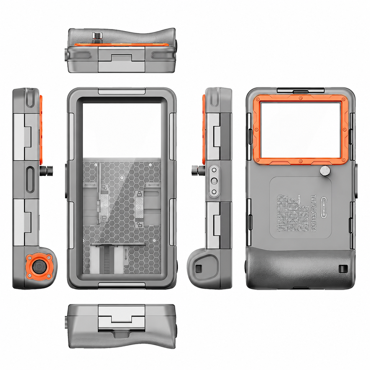 Premium iPhone Case IP68 Waterproof Shockproof Protective Cover Full Body Anti Scratch Dustproof Underwater Diving Secure Lanyard