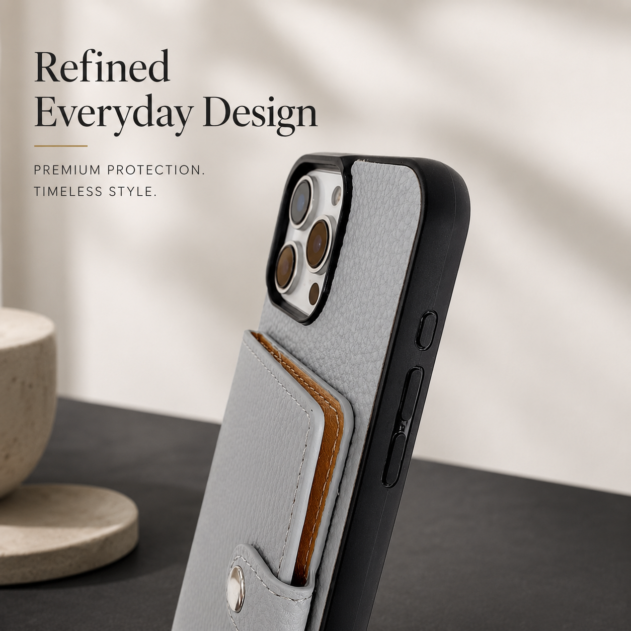 Premium iPhone Case Leather Crossbody Wallet Cover Card Holder Coin Purse Lanyard Strap Shockproof Protective Magnetic Closure Full Coverage Design