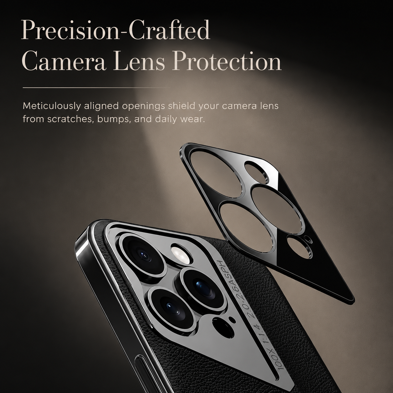 Premium iPhone Case Luxury PU Leather Electroplated Finish Ultra Thin Shockproof Protective Cover Camera Lens Protection Slim Hard Back Full Coverage