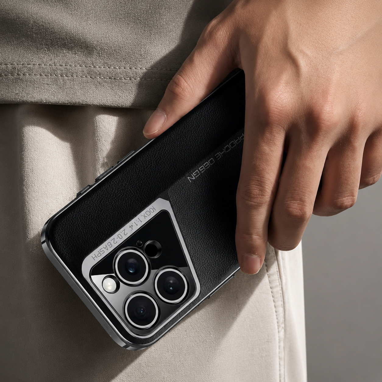 Premium iPhone Case Luxury PU Leather Electroplated Finish Ultra Thin Shockproof Protective Cover Camera Lens Protection Slim Hard Back Full Coverage