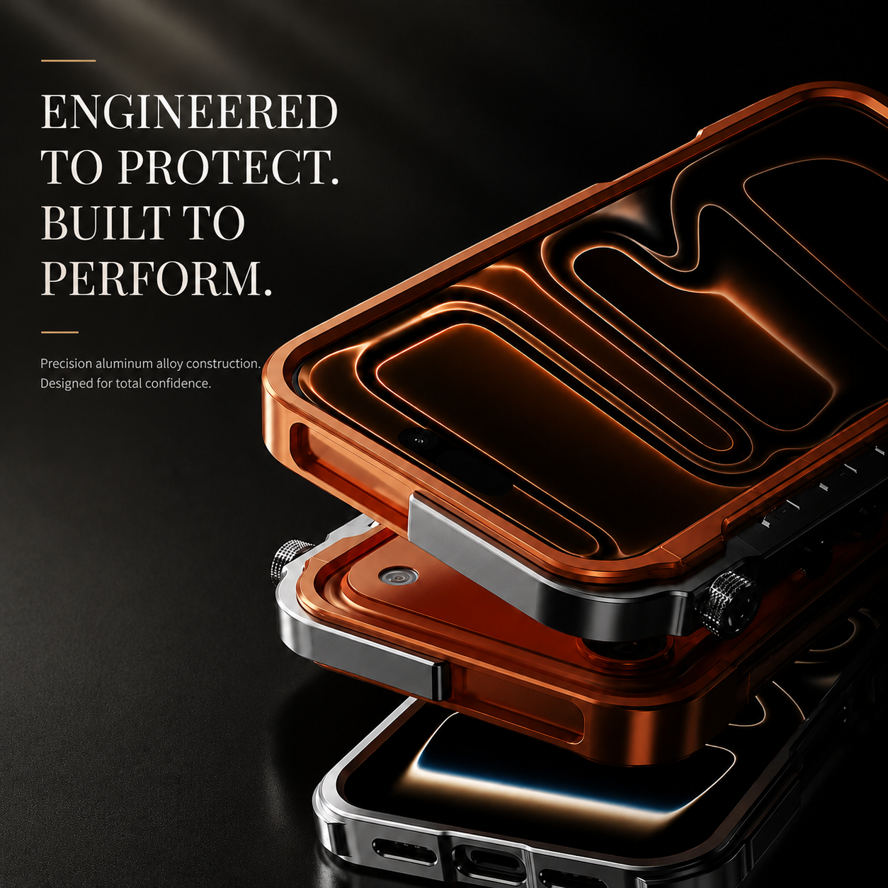 Premium iPhone Case MagSafe Compatible Aluminum Alloy Bumper Protective Cover Shockproof Heat Dissipation Camera Lens Protection Slim Metal Frame Design
