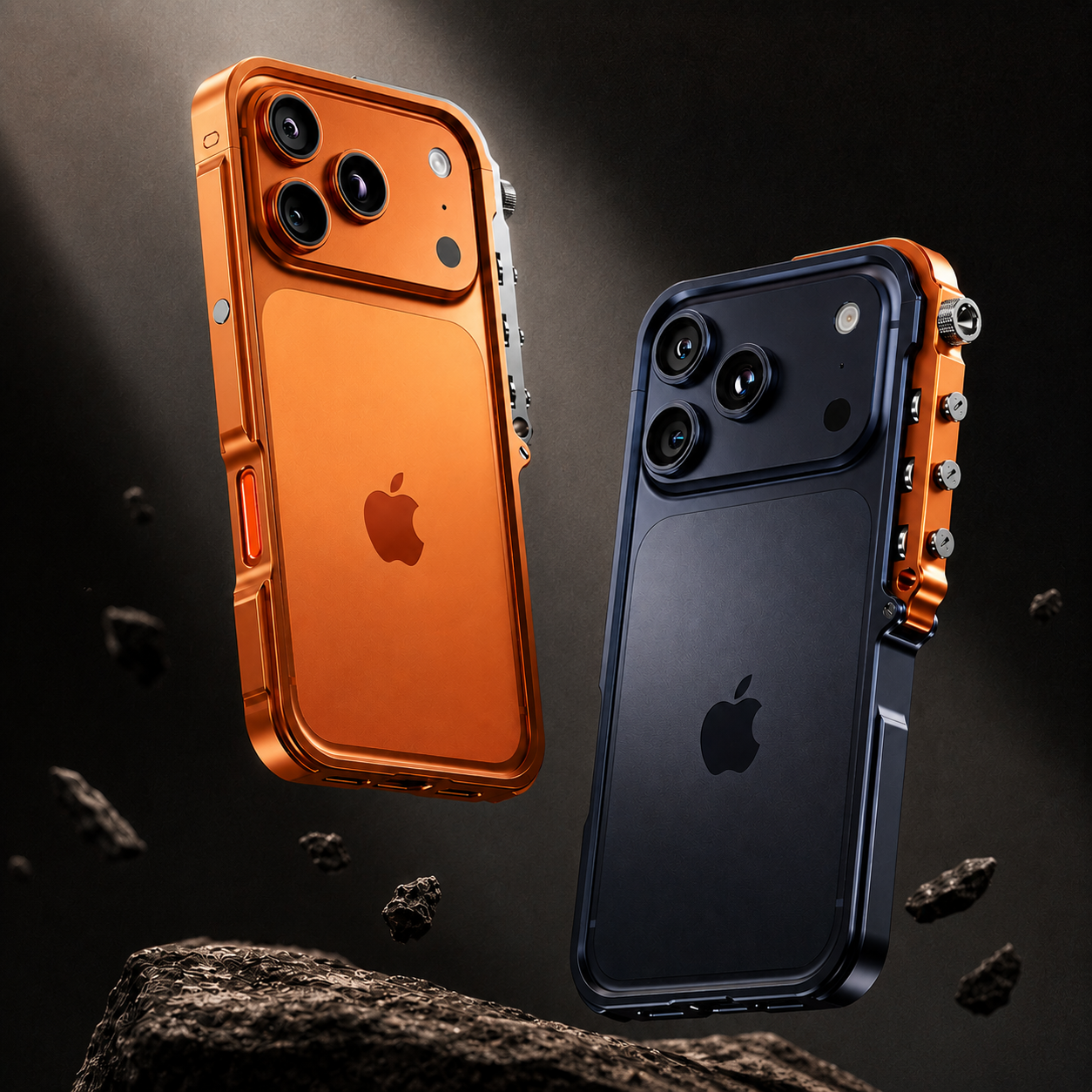 Premium iPhone Case MagSafe Compatible Aluminum Alloy Bumper Protective Cover Shockproof Heat Dissipation Camera Lens Protection Slim Metal Frame Design