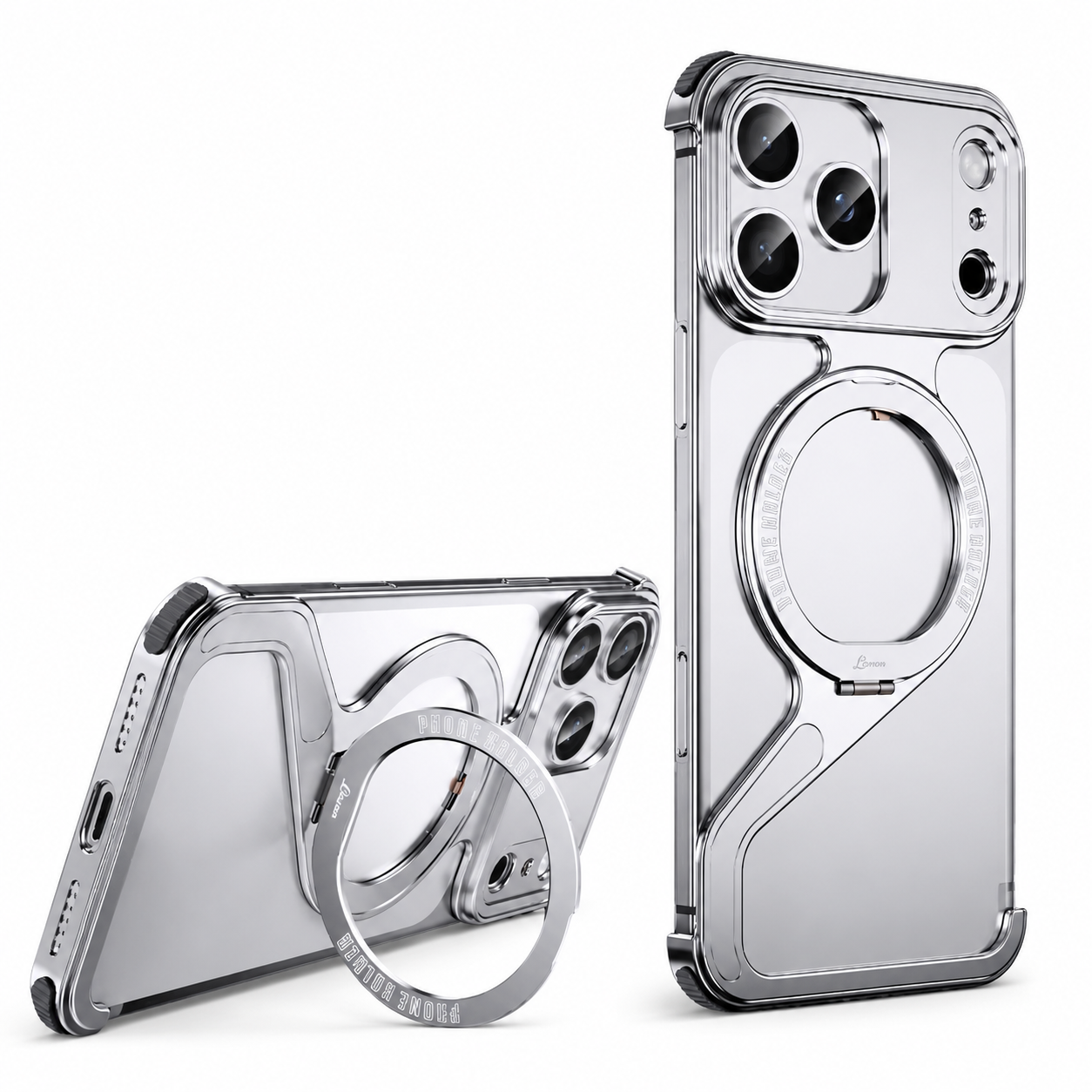 Premium iPhone Case MagSafe Compatible Aluminum Alloy Frame Protective Cover Shockproof Magnetic Metal Design Scratch Resistant Slim Minimal Full Coverage