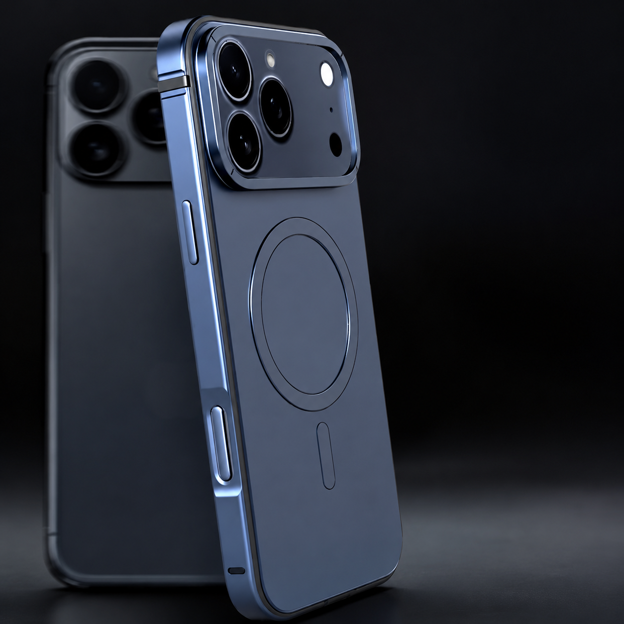Premium iPhone Case MagSafe Compatible Aluminum Alloy Metal Frame Protective Cover Shockproof Anti Drop Scratch Resistant Magnetic Slim Durable Design