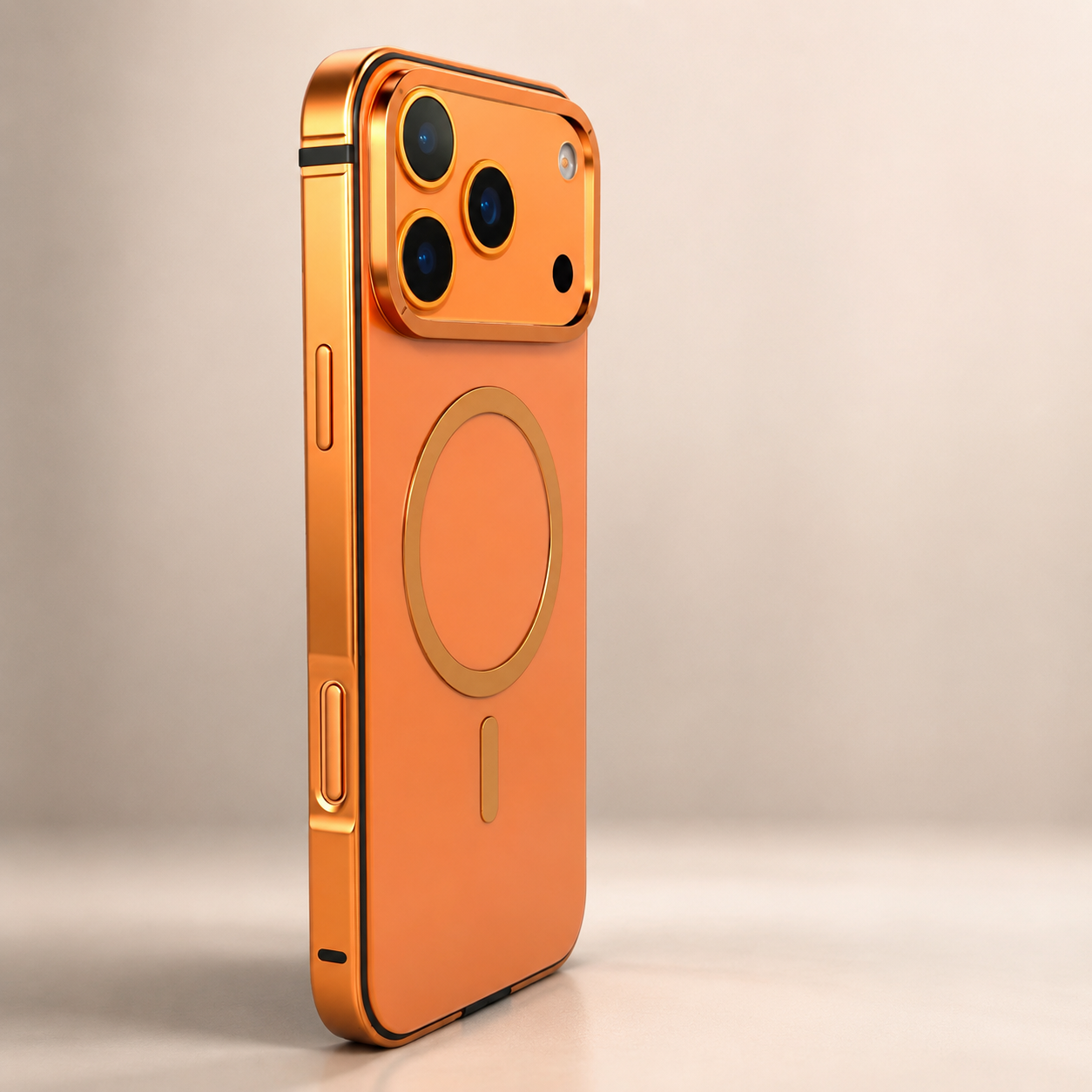 Premium iPhone Case MagSafe Compatible Aluminum Alloy Metal Frame Protective Cover Shockproof Anti Drop Scratch Resistant Magnetic Slim Durable Design