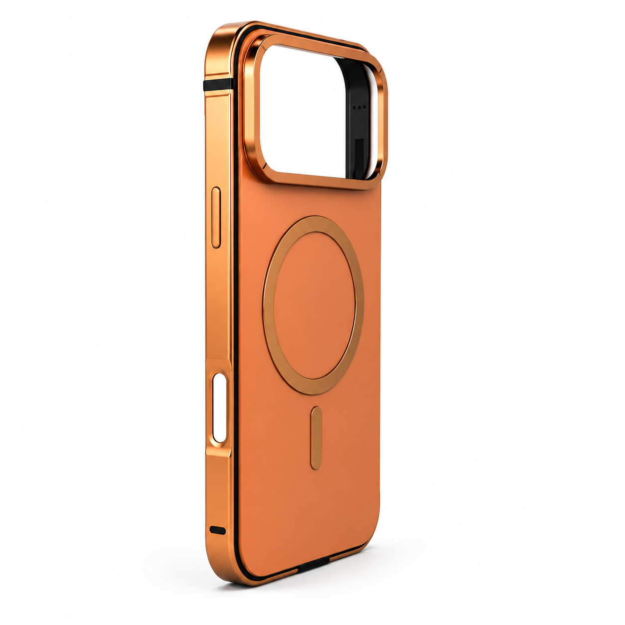 Premium iPhone Case MagSafe Compatible Aluminum Alloy Metal Frame Protective Cover Shockproof Anti Drop Scratch Resistant Magnetic Slim Durable Design