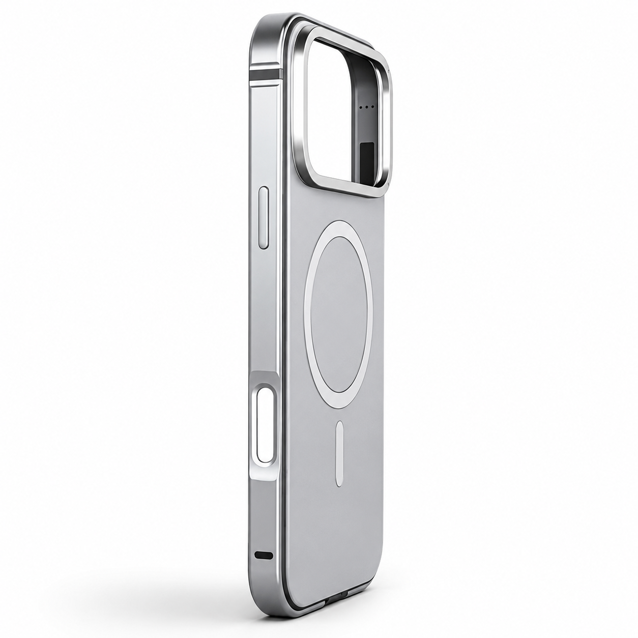 Premium iPhone Case MagSafe Compatible Aluminum Alloy Metal Frame Protective Cover Shockproof Anti Drop Scratch Resistant Magnetic Slim Durable Design