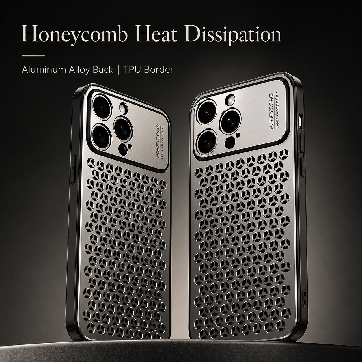 Premium iPhone Case MagSafe Compatible Aluminum Metal Breathable Protective Cover Ultra Thin Matte Anti Scratch Lightweight Heat Dissipation Protective Design