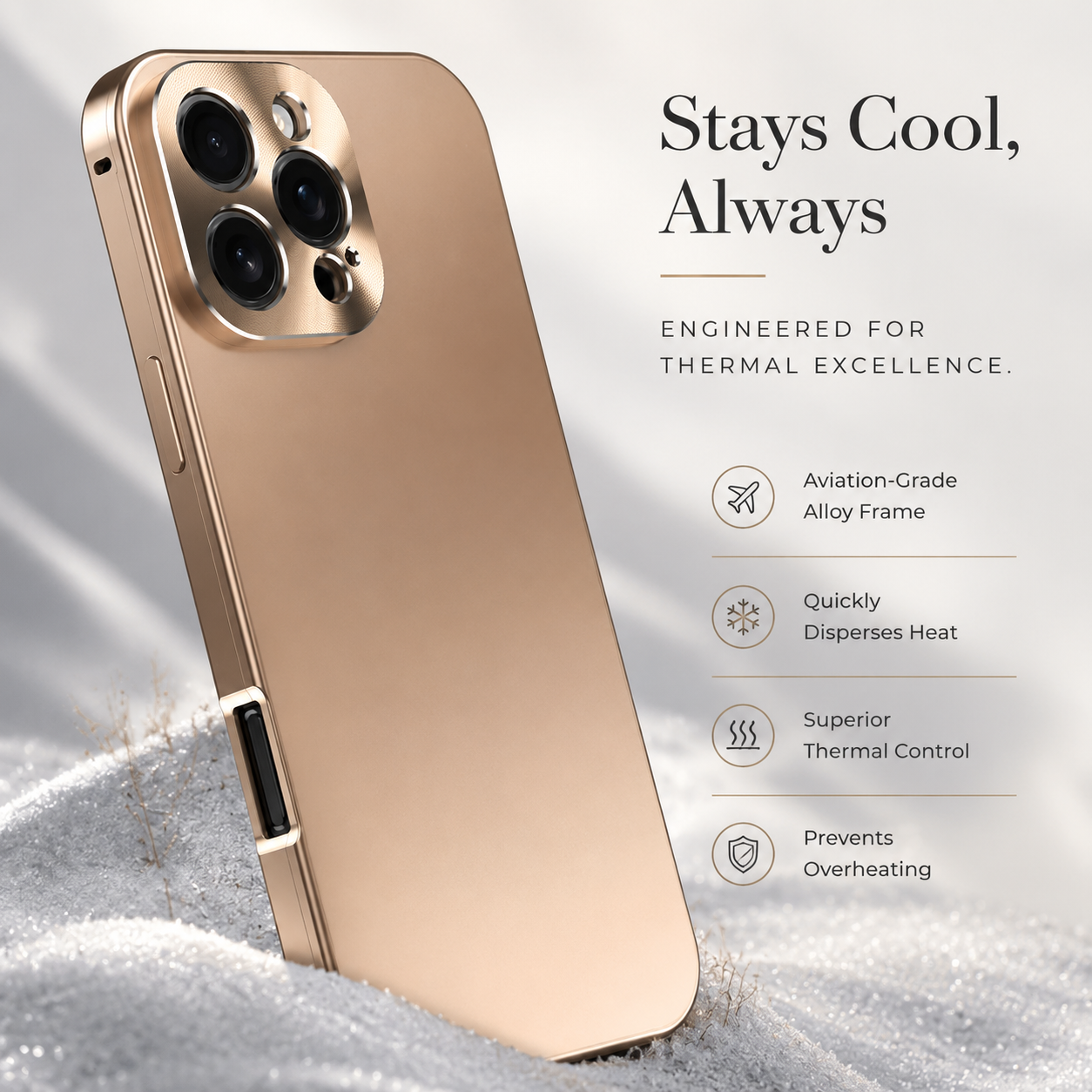 Premium iPhone Case MagSafe Compatible Aluminum Metal Frame Shockproof Protective Cover Camera Lens Protection Wireless Charging Slim Full Coverage