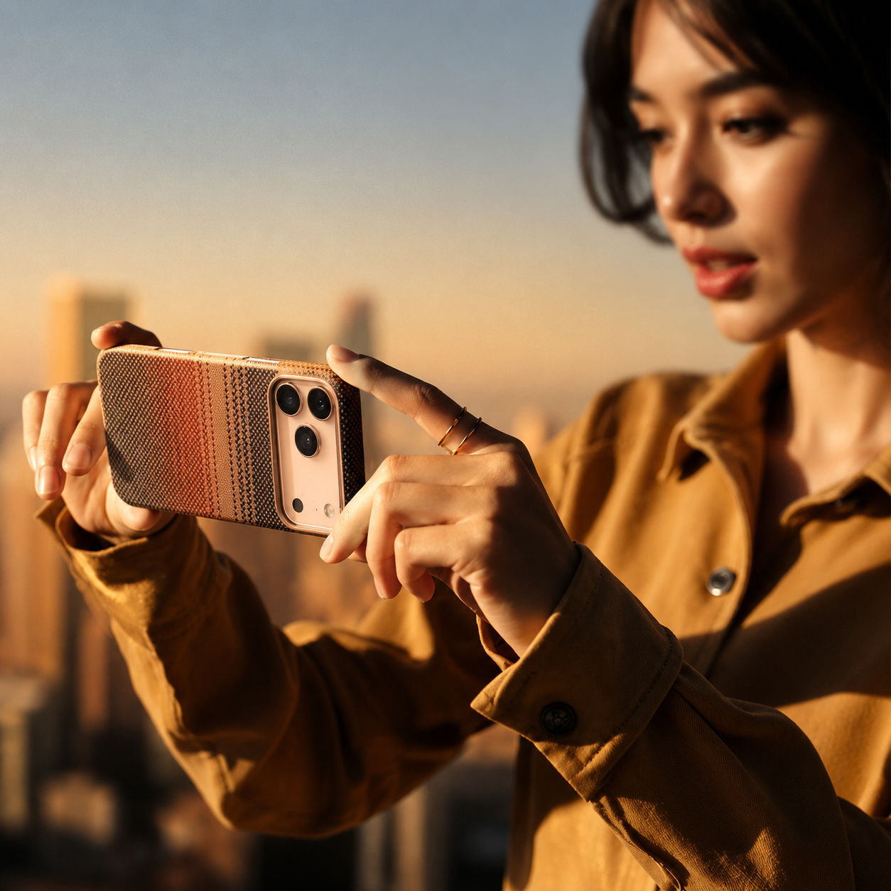 Premium iPhone Case MagSafe Compatible Aramid Carbon Fiber Protective Cover Ultra Thin Lightweight Shockproof Anti Scratch Full Coverage