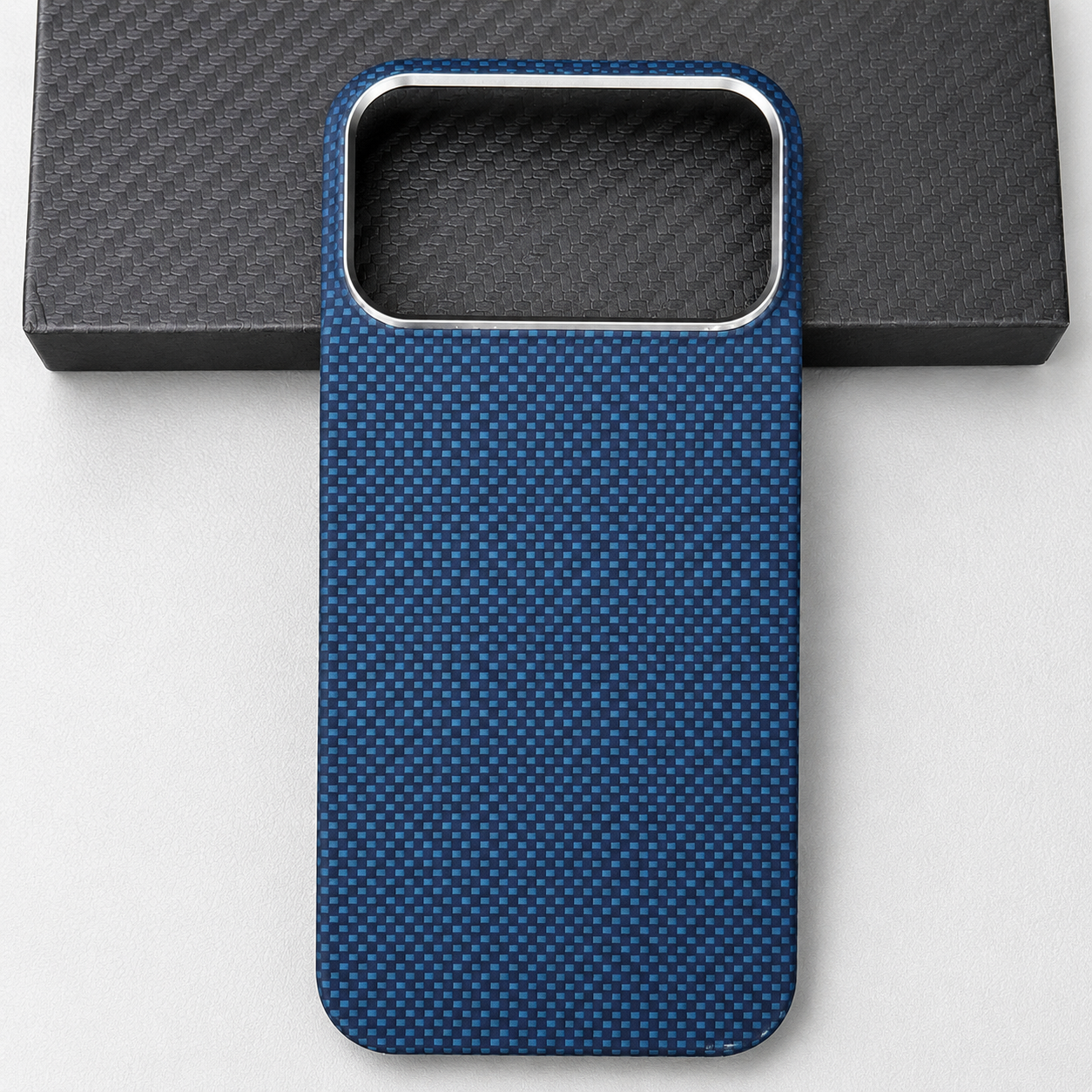Premium iPhone Case MagSafe Compatible Aramid Carbon Fiber Protective Cover Ultra Thin Lightweight Shockproof Anti Scratch Full Coverage