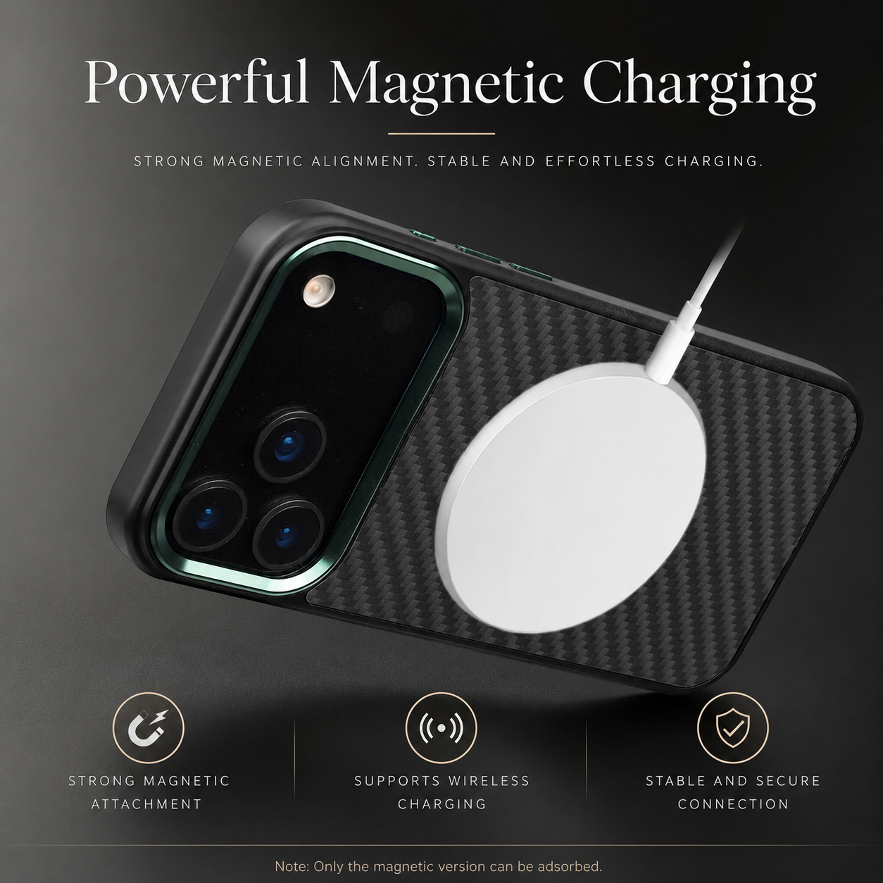 Premium iPhone Case MagSafe Compatible Aramid Fiber Protective Cover Ultra Thin Lightweight Shockproof Anti Scratch Full Coverage
