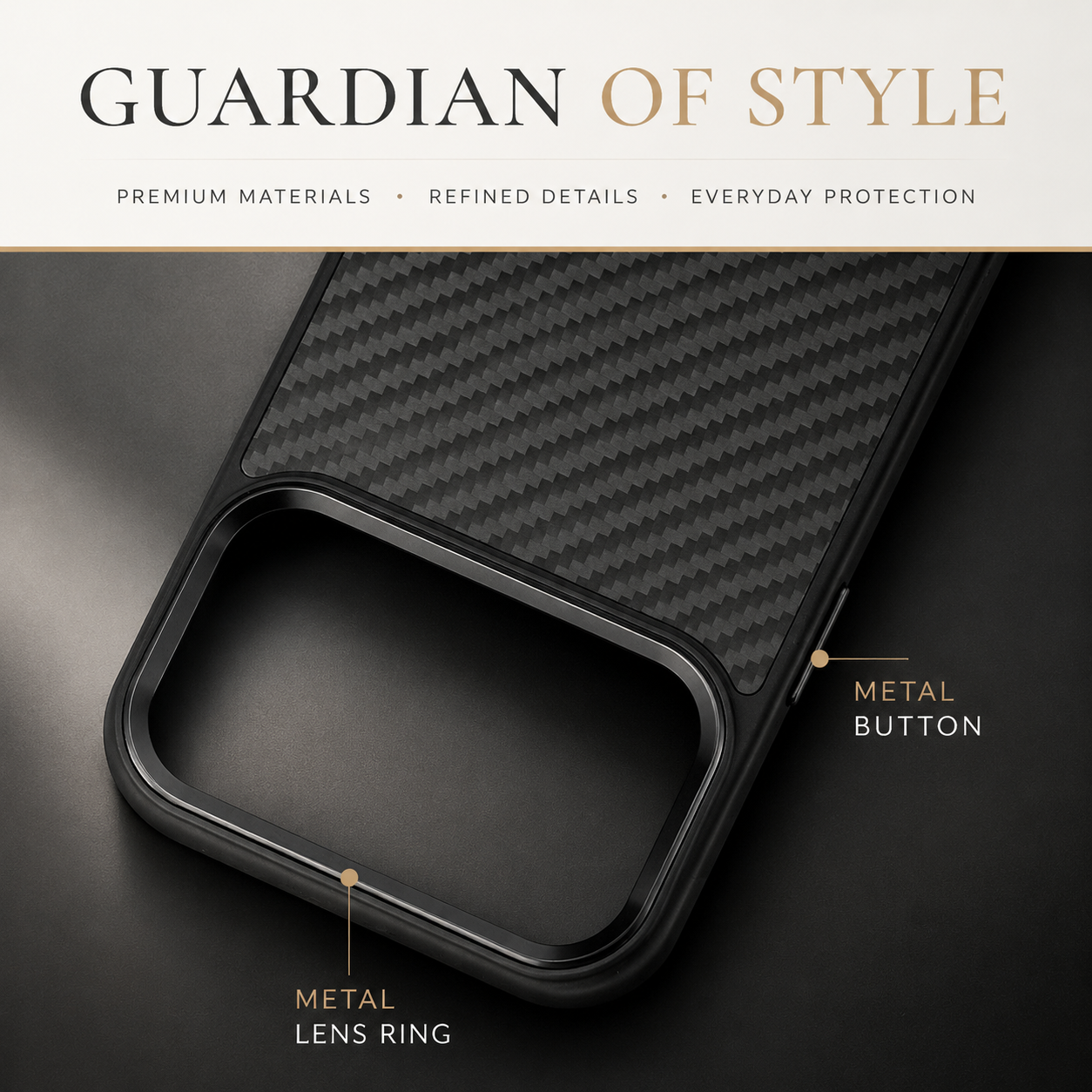 Premium iPhone Case MagSafe Compatible Aramid Fiber Protective Cover Ultra Thin Lightweight Shockproof Anti Scratch Full Coverage