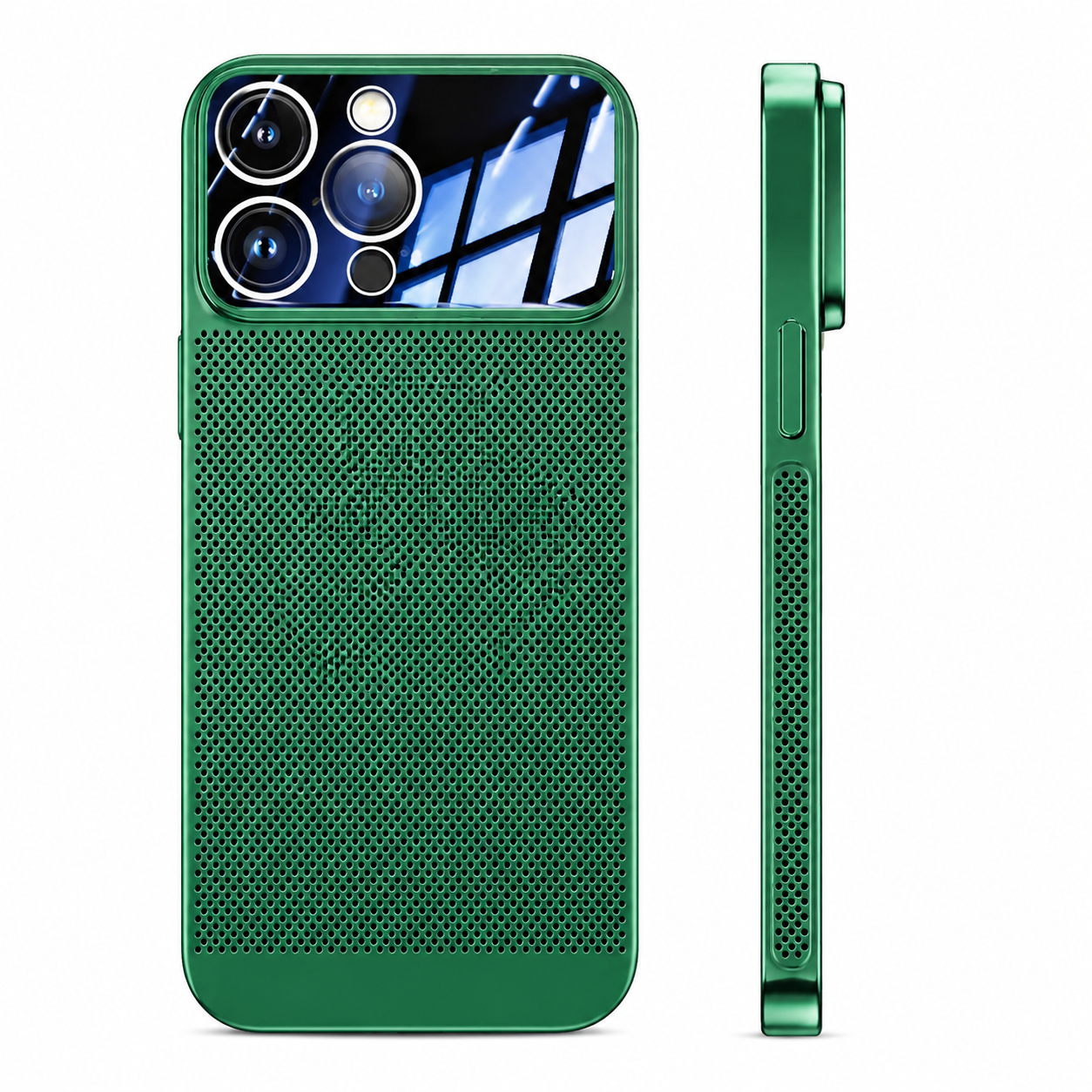 Premium iPhone Case MagSafe Compatible Cooling Mesh Cover Shockproof Magnetic Protective Case Camera Lens Screen Protection Ultra Thin Design