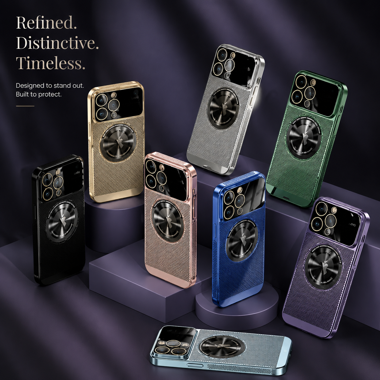 Premium iPhone Case MagSafe Compatible Cooling Mesh Cover Shockproof Magnetic Protective Case Camera Lens Screen Protection Ultra Thin Design