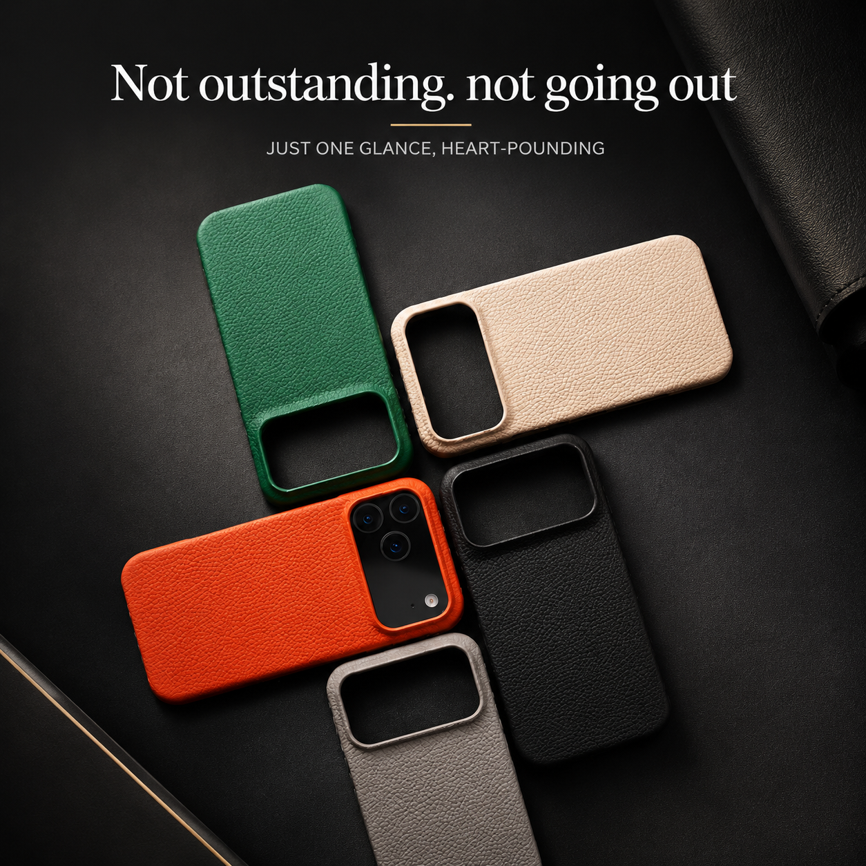 Premium iPhone Case MagSafe Compatible Genuine Leather Magnetic Protective Cover Luxury Cowhide Leather Slim Shockproof Full Coverage