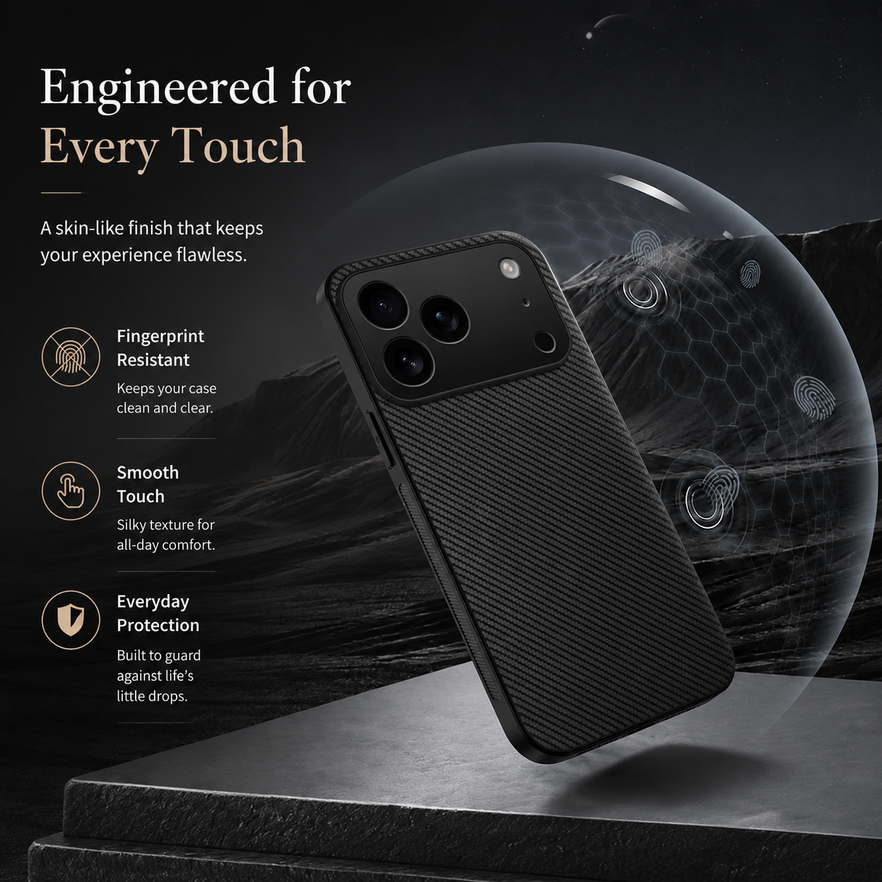 Premium iPhone Case MagSafe Compatible Luxury Carbon Fiber Leather Protective Cover Ultra Thin Magnetic Wireless Charging Shockproof Slim Full Coverage