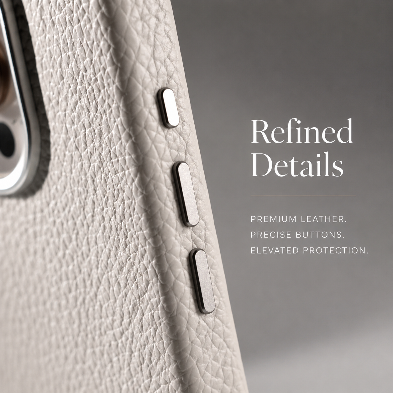 Premium iPhone Case MagSafe Compatible Luxury Lychee Leather Protective Cover Magnetic Shockproof Alloy Lens Protection Anti Scratch Full Coverage