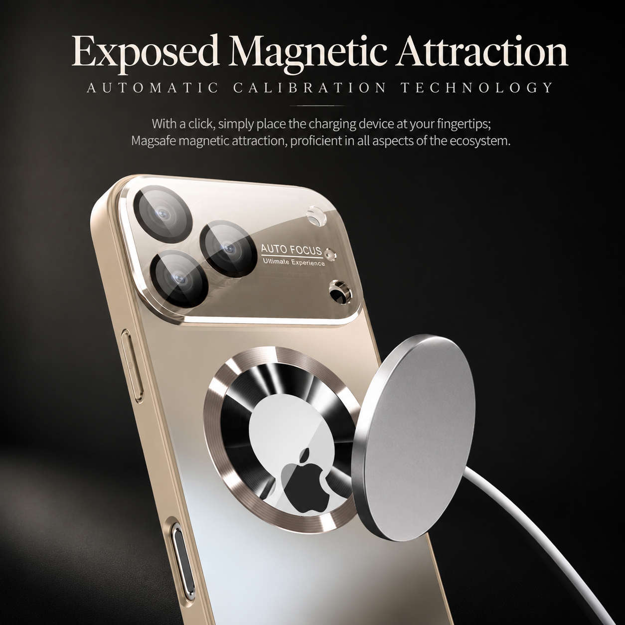 Premium iPhone Case MagSafe Compatible Magnetic Matte Titanium Alloy Cover Camera Lens Protection Shockproof Slim Full Coverage Design