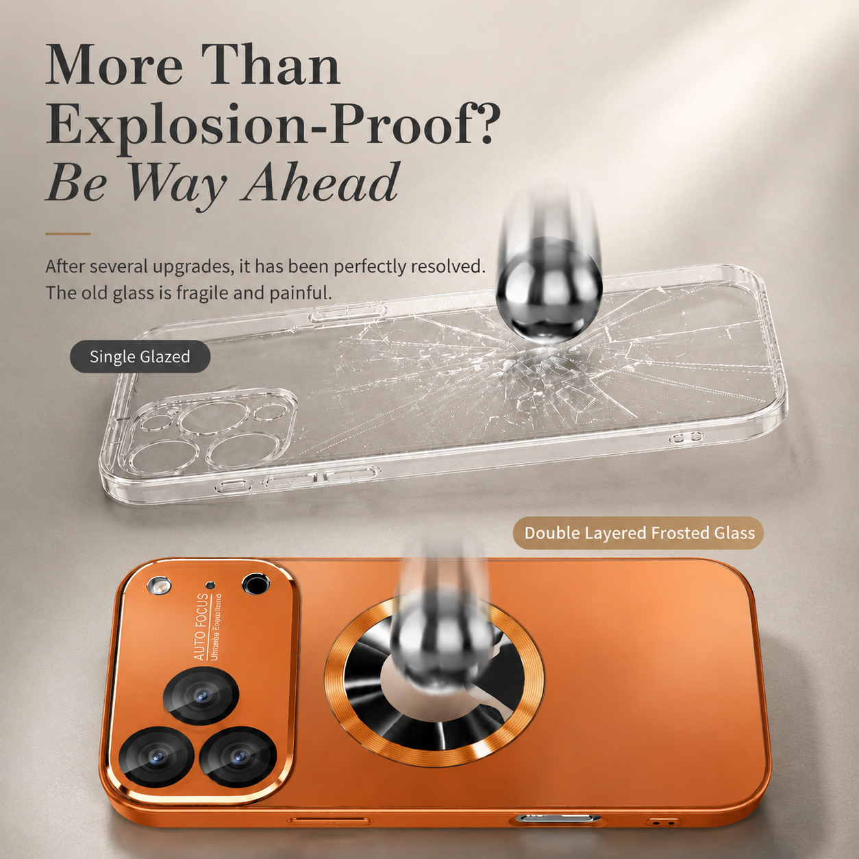 Premium iPhone Case MagSafe Compatible Magnetic Matte Titanium Alloy Cover Camera Lens Protection Shockproof Slim Full Coverage Design