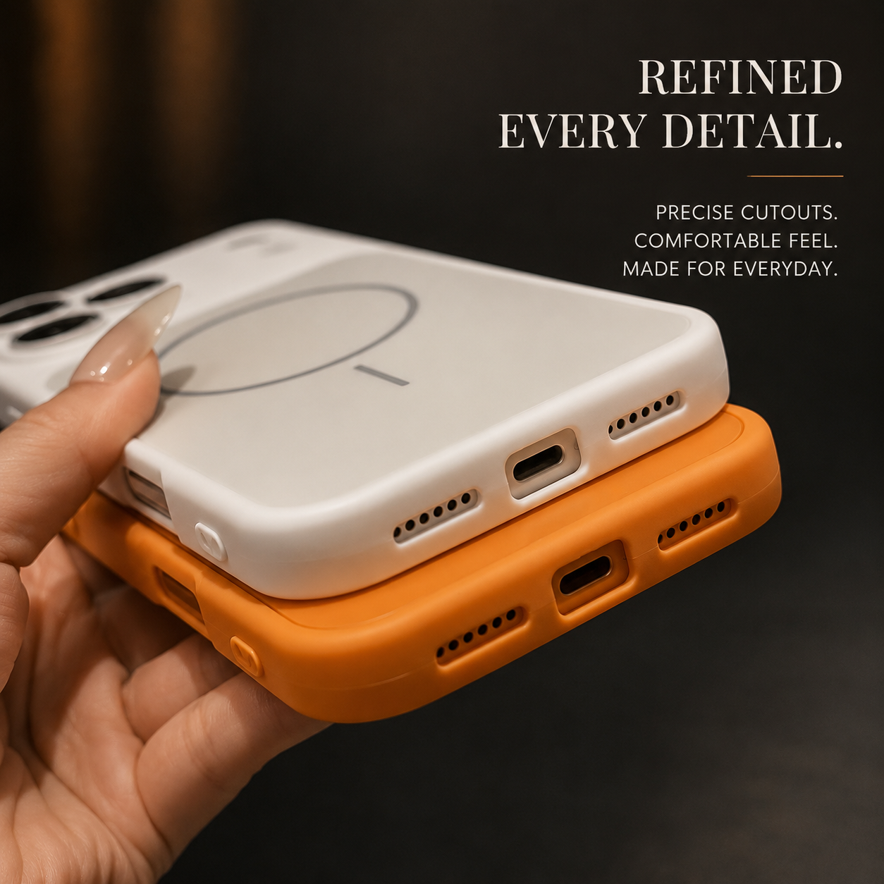 Premium iPhone Case MagSafe Compatible Matte Protective Cover Shockproof Glass Camera Lens Guard Anti Fingerprint Camera Control Full Coverage