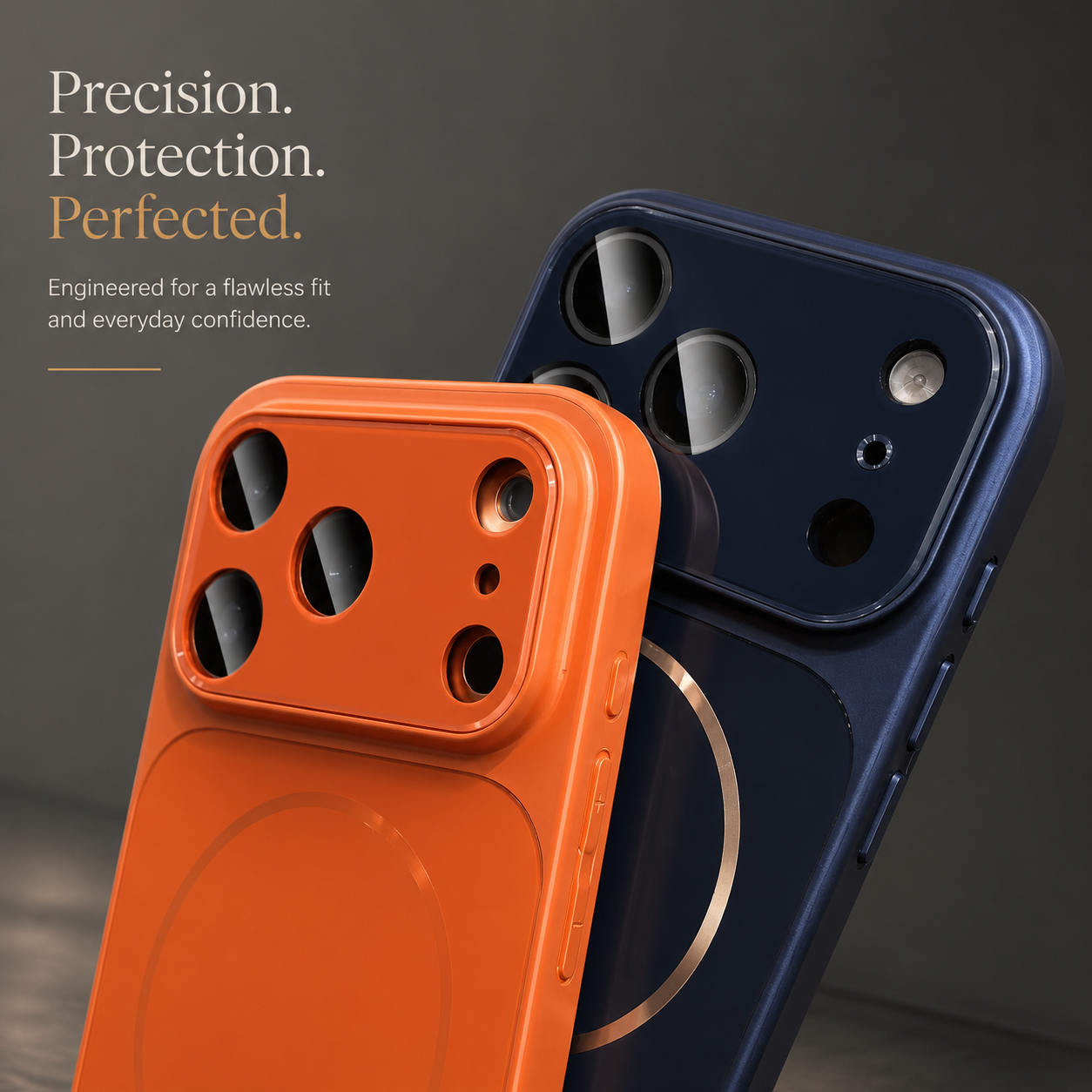 Premium iPhone Case MagSafe Compatible Matte Protective Cover Shockproof Glass Camera Lens Guard Anti Fingerprint Camera Control Full Coverage