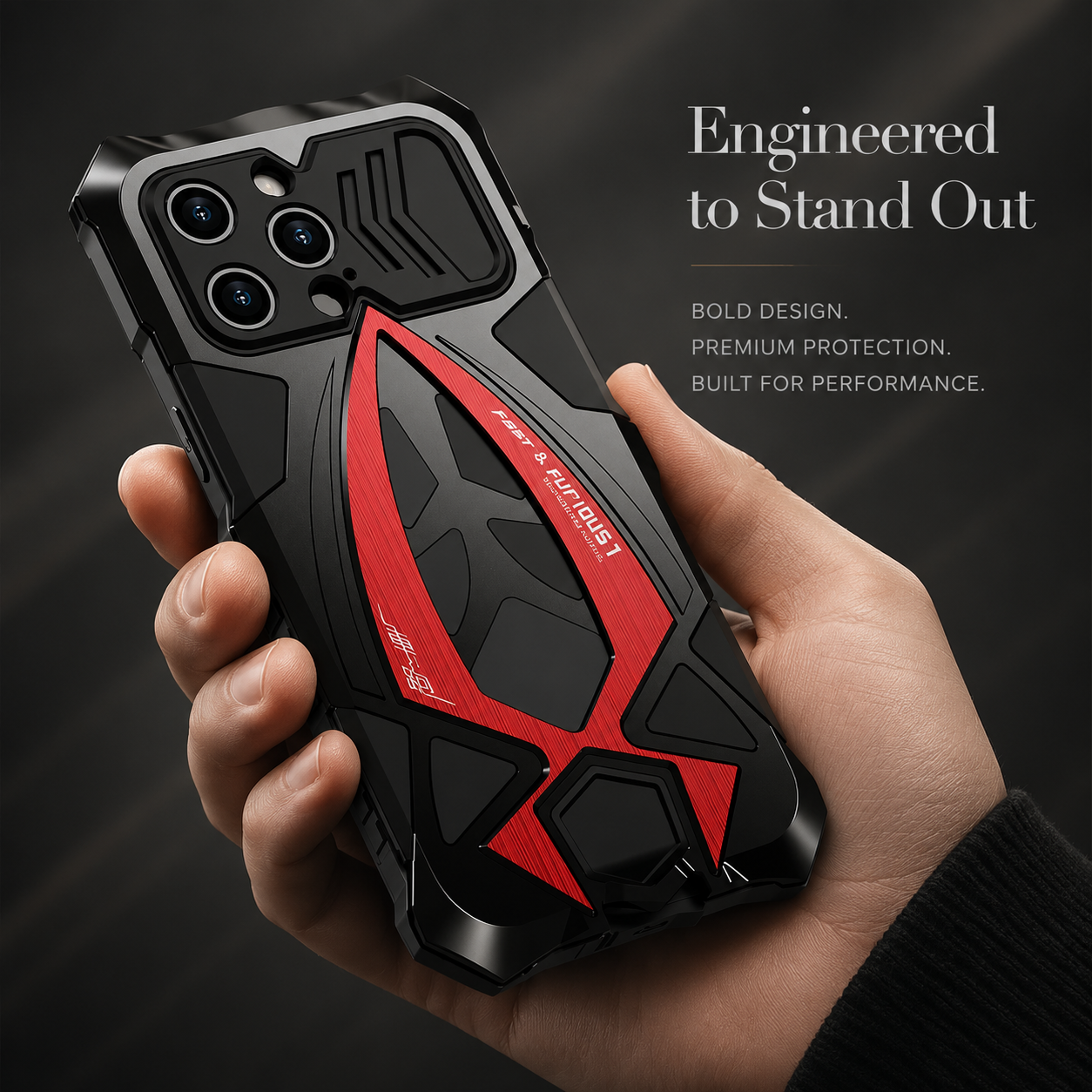 Premium iPhone Case MagSafe Compatible Metal Armor Shell Shockproof Protective Cover Camera Lens Screen Protection Ultra Thin Magnetic Full Body Design
