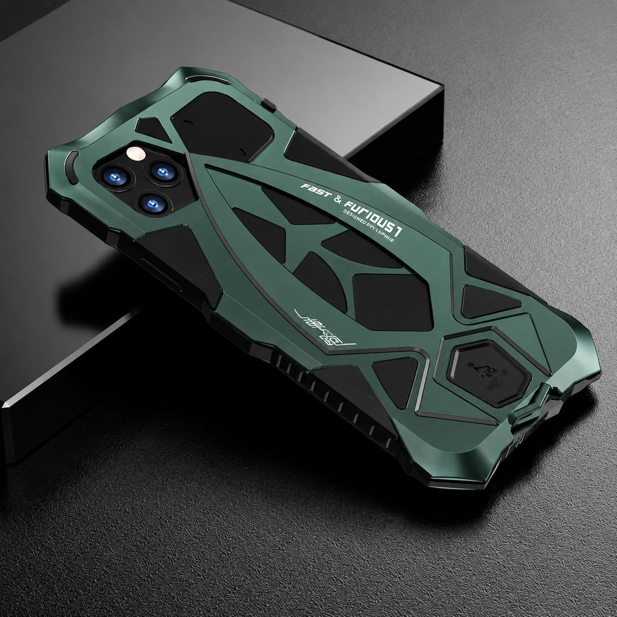 Premium iPhone Case MagSafe Compatible Metal Armor Shell Shockproof Protective Cover Camera Lens Screen Protection Ultra Thin Magnetic Full Body Design
