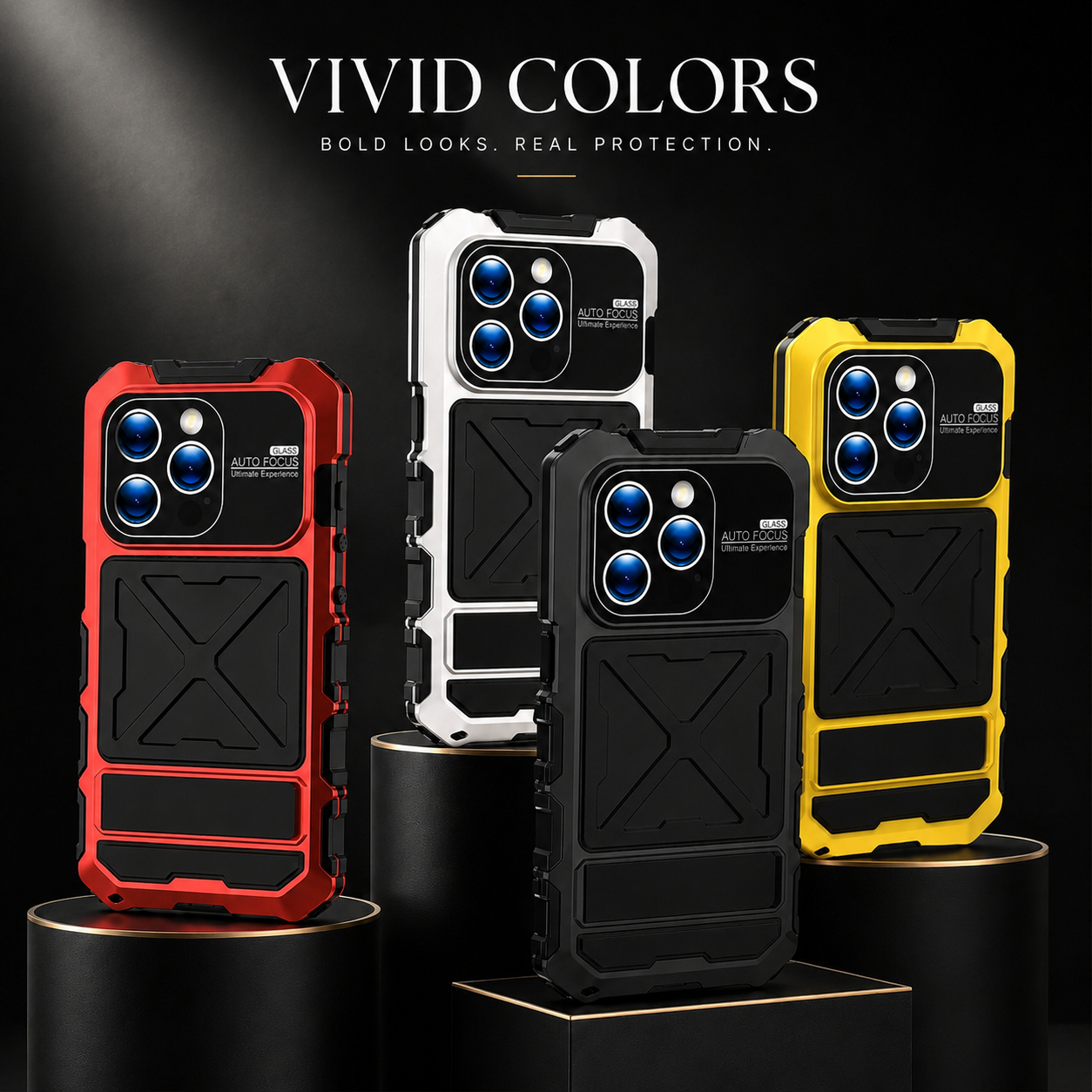 Premium iPhone Case MagSafe Compatible Metal Bumper Protective Cover Shockproof Rugged Anti Slip Lightweight Edge Protection Durable Frame Design