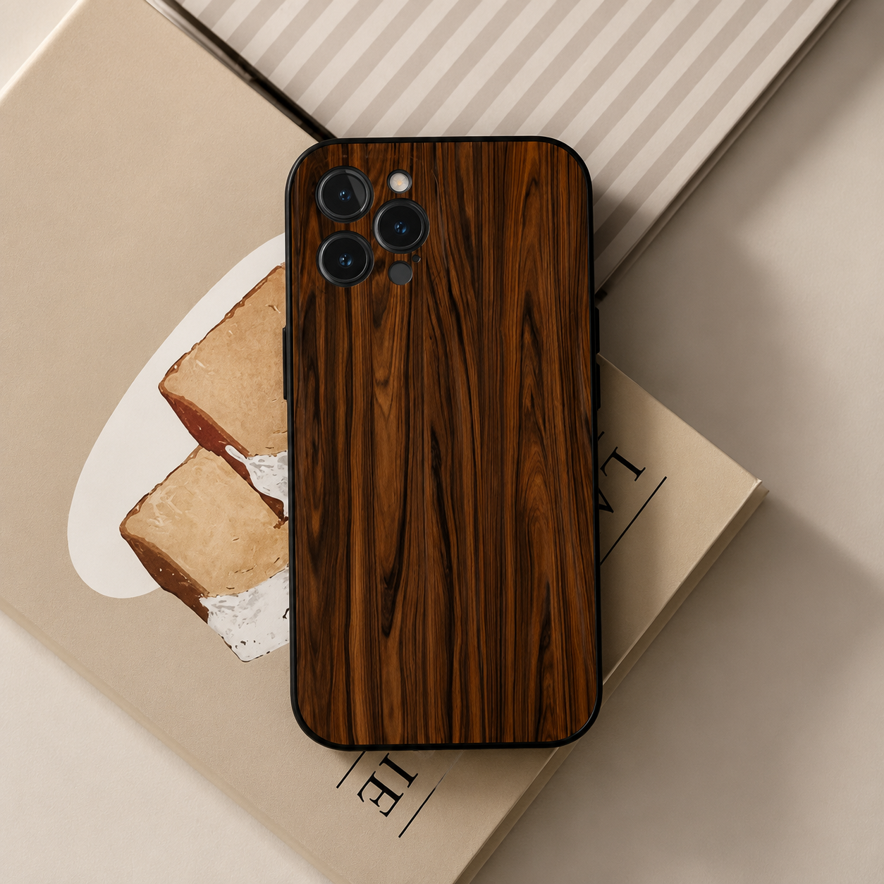 Premium iPhone Case MagSafe Compatible Natural Wood Back Cover Shockproof TPU Bumper Camera Lens Screen Protection Ultra Thin Magnetic Design
