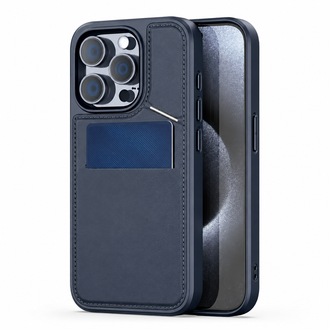 Premium iPhone Case MagSafe Compatible PU Leather Wallet Cover Magnetic Closure Card Holder Shockproof Protective Case Ultra Thin Full Protection Design