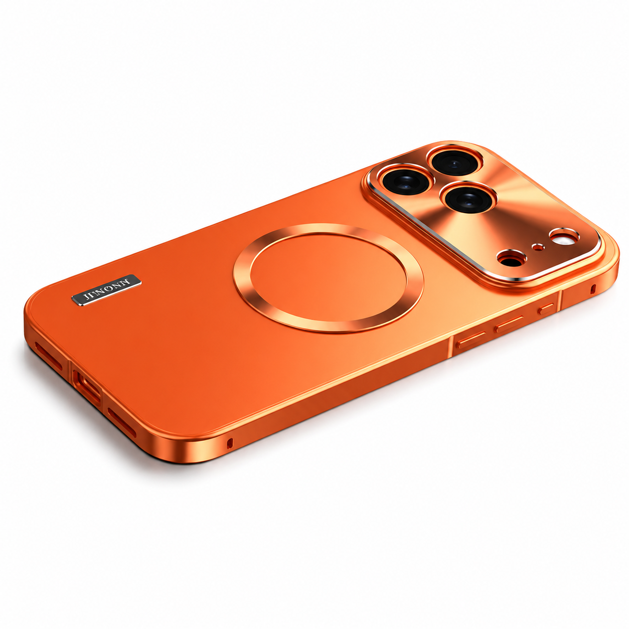 Premium iPhone Case MagSafe Compatible Protective Cover Camera Lens Protection Shockproof Aluminum Alloy Magnetic Frame Frosted PC Back Anti Scratch Slim Full Coverage