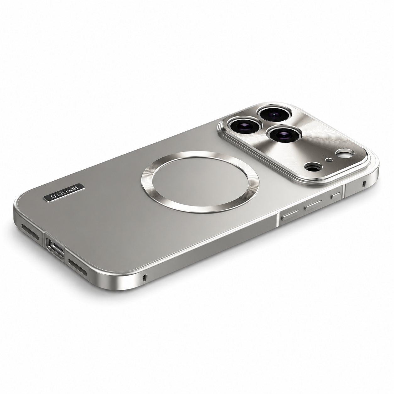 Premium iPhone Case MagSafe Compatible Protective Cover Camera Lens Protection Shockproof Aluminum Alloy Magnetic Frame Frosted PC Back Anti Scratch Slim Full Coverage