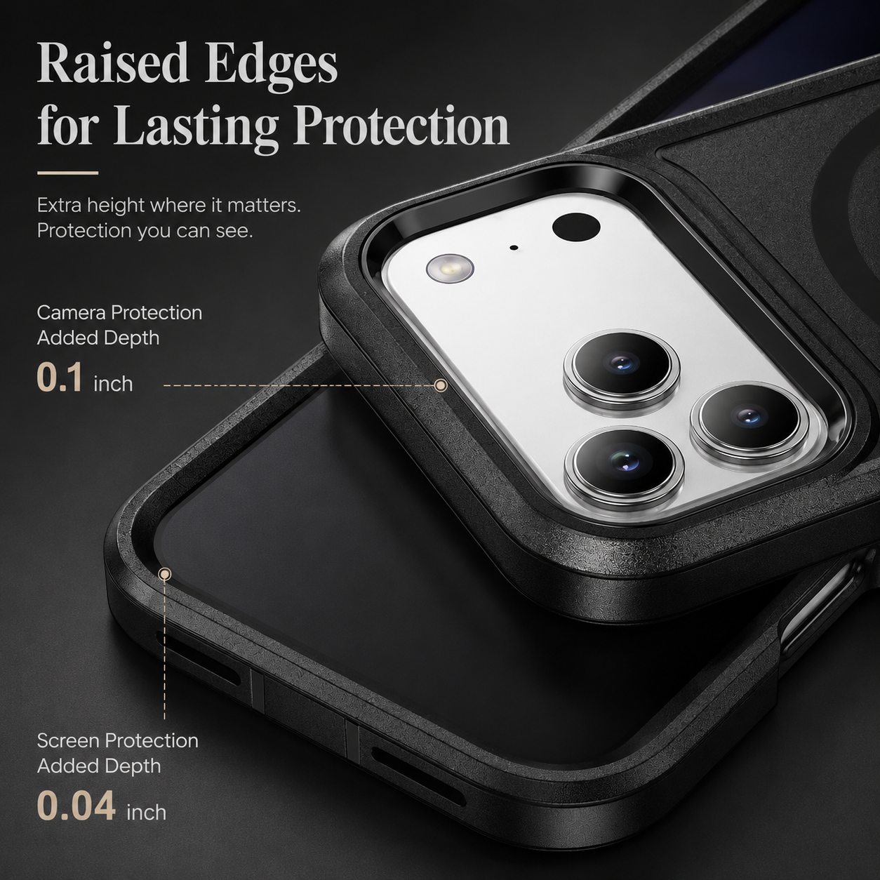 Premium iPhone Case MagSafe Compatible Protective Cover Camera Lens Protection Shockproof Anti Scratch Anti Fingerprint Rugged Armor PC TPU Anti Slip Full Coverage