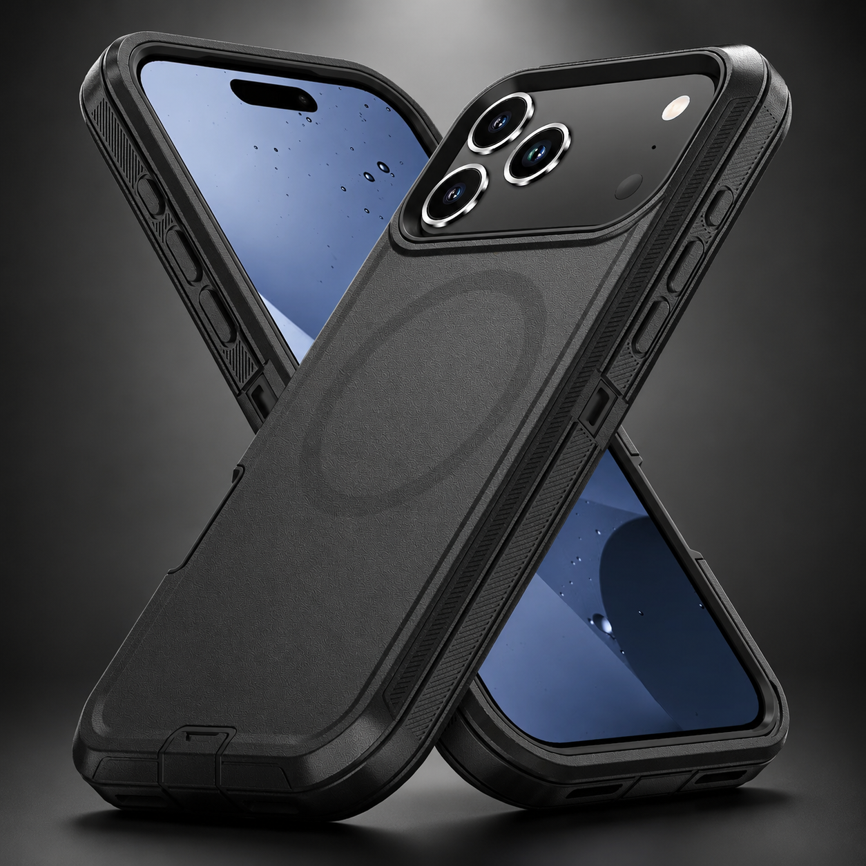 Premium iPhone Case MagSafe Compatible Protective Cover Camera Lens Protection Shockproof Anti Scratch Anti Fingerprint Rugged Armor PC TPU Anti Slip Full Coverage