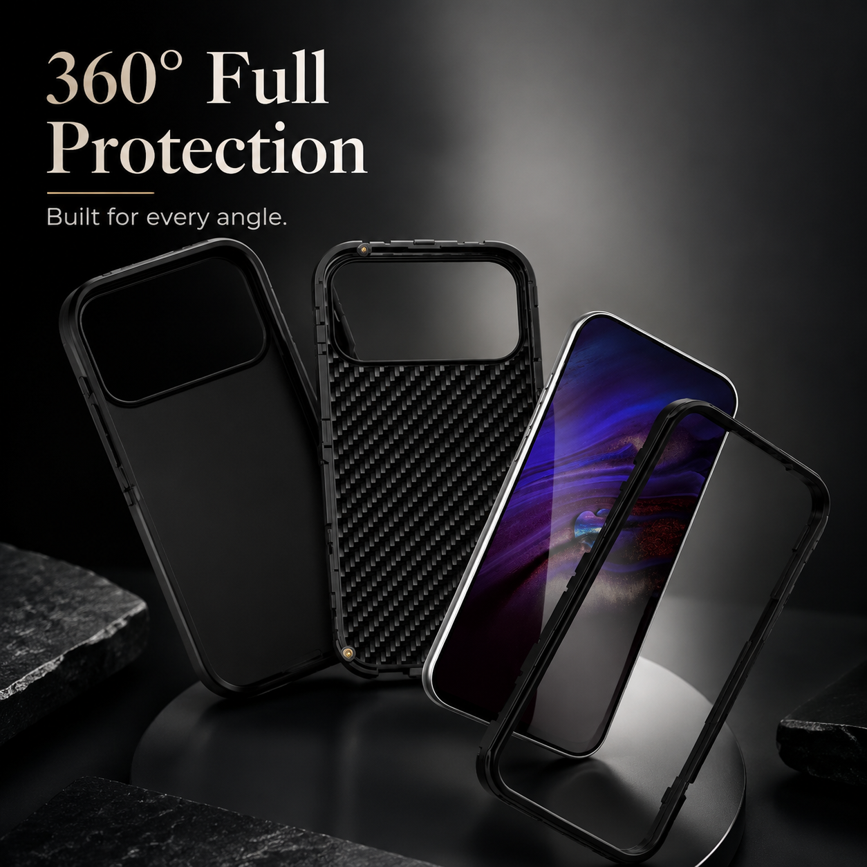 Premium iPhone Case MagSafe Compatible Protective Cover Camera Lens Protection Shockproof Anti Scratch Anti Fingerprint Rugged Armor PC TPU Anti Slip Full Coverage