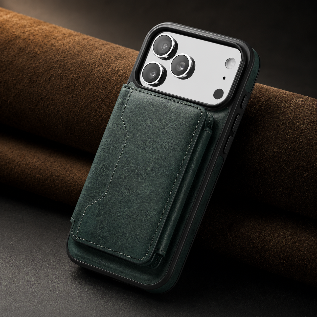 Premium iPhone Case MagSafe Compatible Protective Cover Camera Lens Protection Shockproof Detachable Magnetic PU Leather Wallet Card Holder Anti Scratch Full Coverage