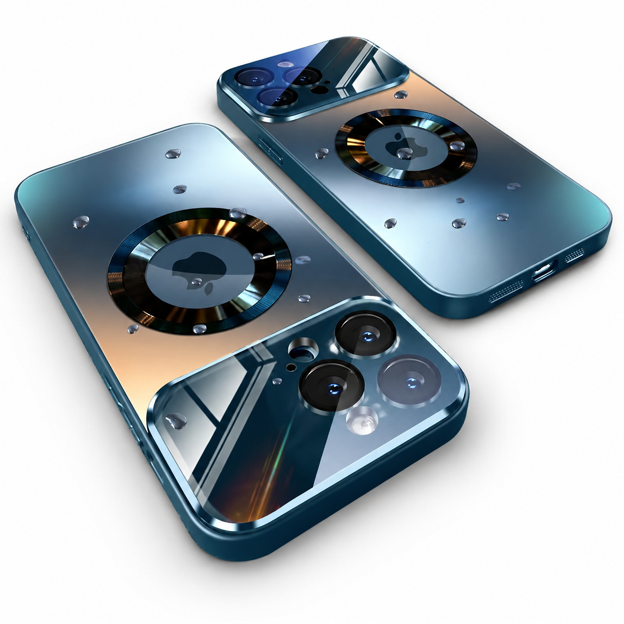 Premium iPhone Case MagSafe Compatible Protective Cover Camera Lens Protection Shockproof Glass Back Magnetic Wireless Charging Anti Fingerprint Slim Full Coverage