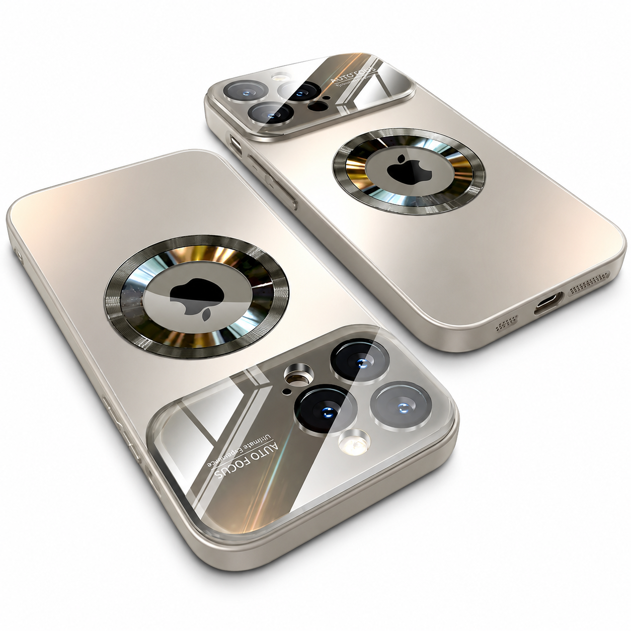 Premium iPhone Case MagSafe Compatible Protective Cover Camera Lens Protection Shockproof Glass Back Magnetic Wireless Charging Anti Fingerprint Slim Full Coverage