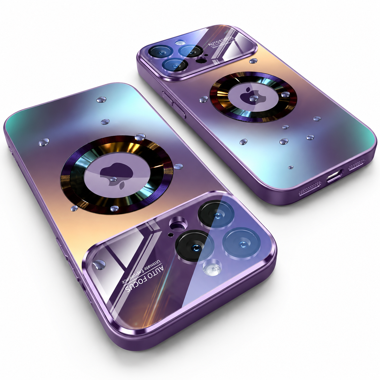 Premium iPhone Case MagSafe Compatible Protective Cover Camera Lens Protection Shockproof Glass Back Magnetic Wireless Charging Anti Fingerprint Slim Full Coverage