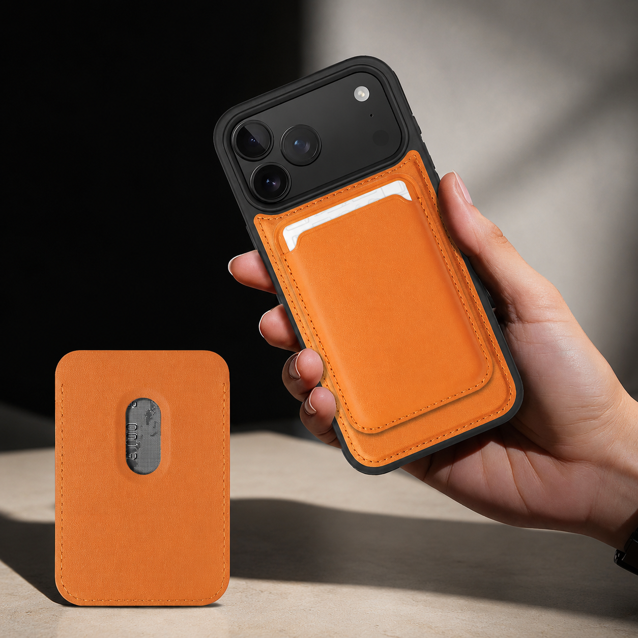 Premium iPhone Case MagSafe Compatible Protective Cover Camera Lens Protection Shockproof RFID Leather Wallet Card Holder Anti Scratch Full Coverage
