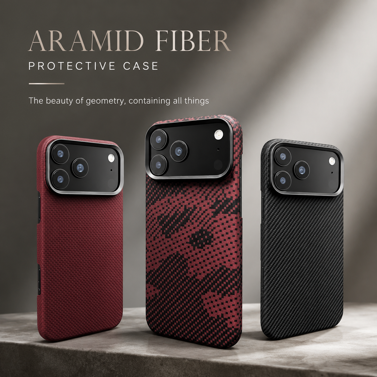 Premium iPhone Case MagSafe Compatible Real Aramid Kevlar Carbon Fiber Ultra Slim Protective Cover Shockproof Matte Anti Glare Magnetic Charging Slim Design