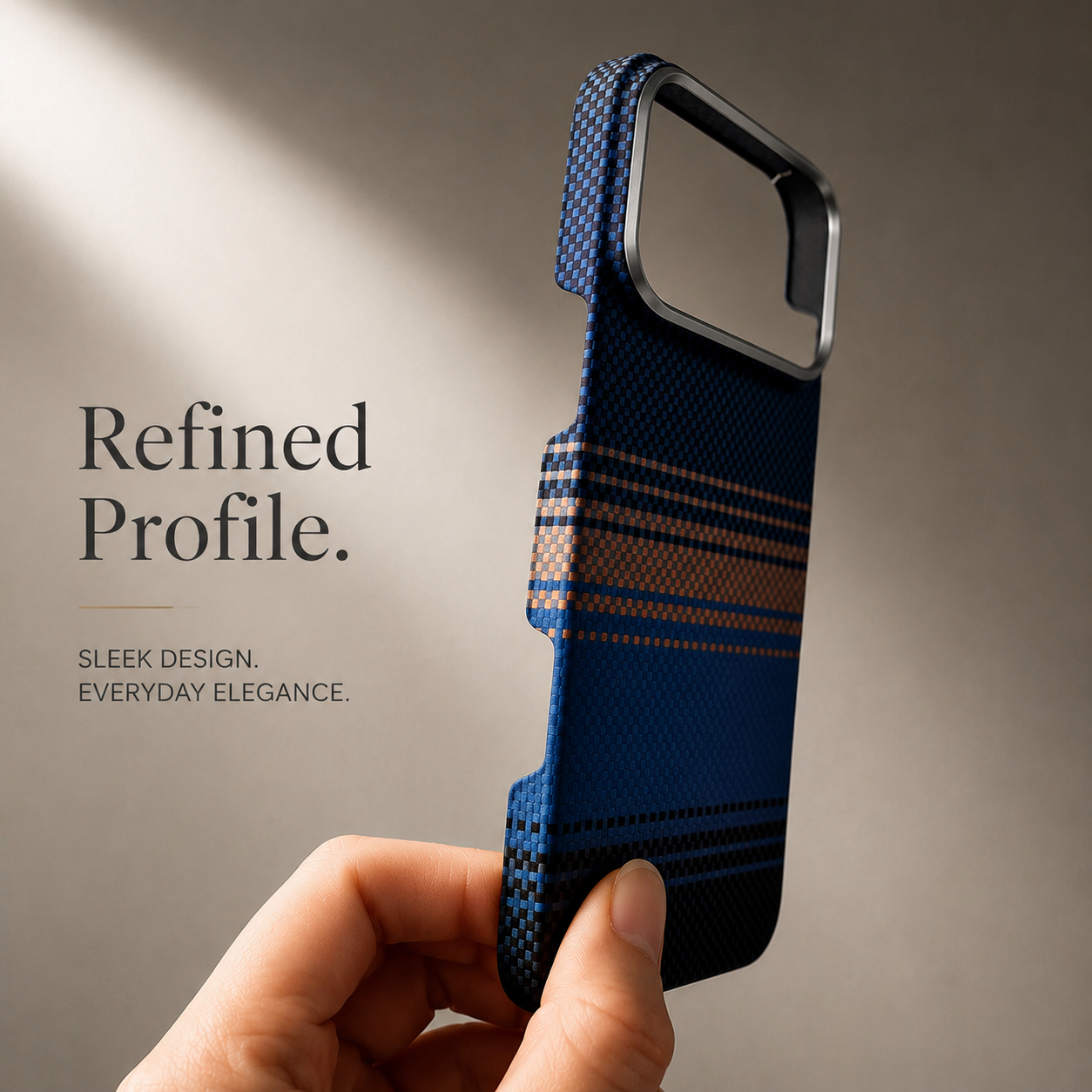 Premium iPhone Case MagSafe Compatible Real Carbon Fiber Aramid Kevlar Protective Cover Ultra Thin Shockproof Matte Anti Fingerprint Full Coverage Design