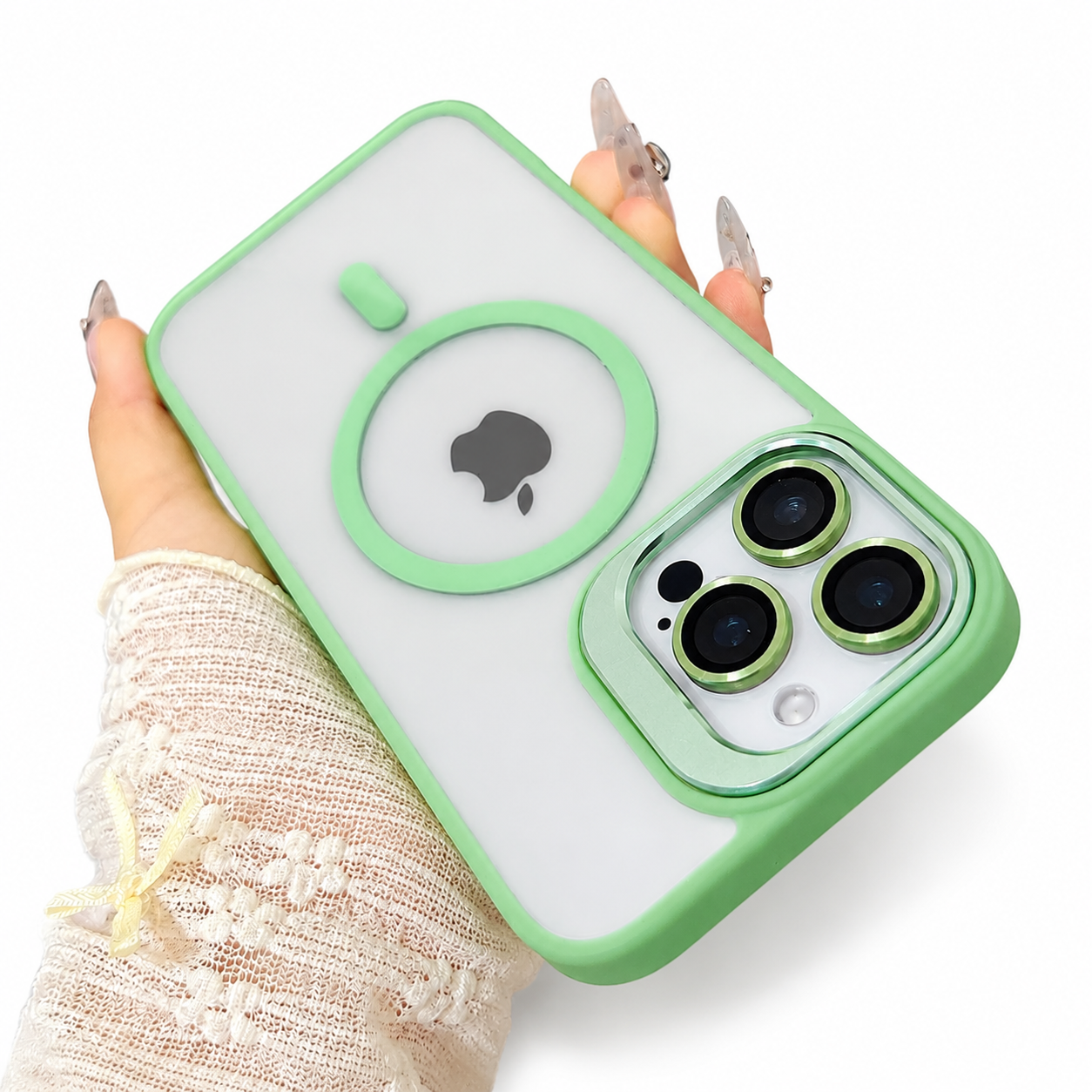 Premium iPhone Case MagSafe Compatible Shockproof Bumper Protective Cover Full Body Camera Lens Guard Slim Anti Scratch Wireless Charging Design