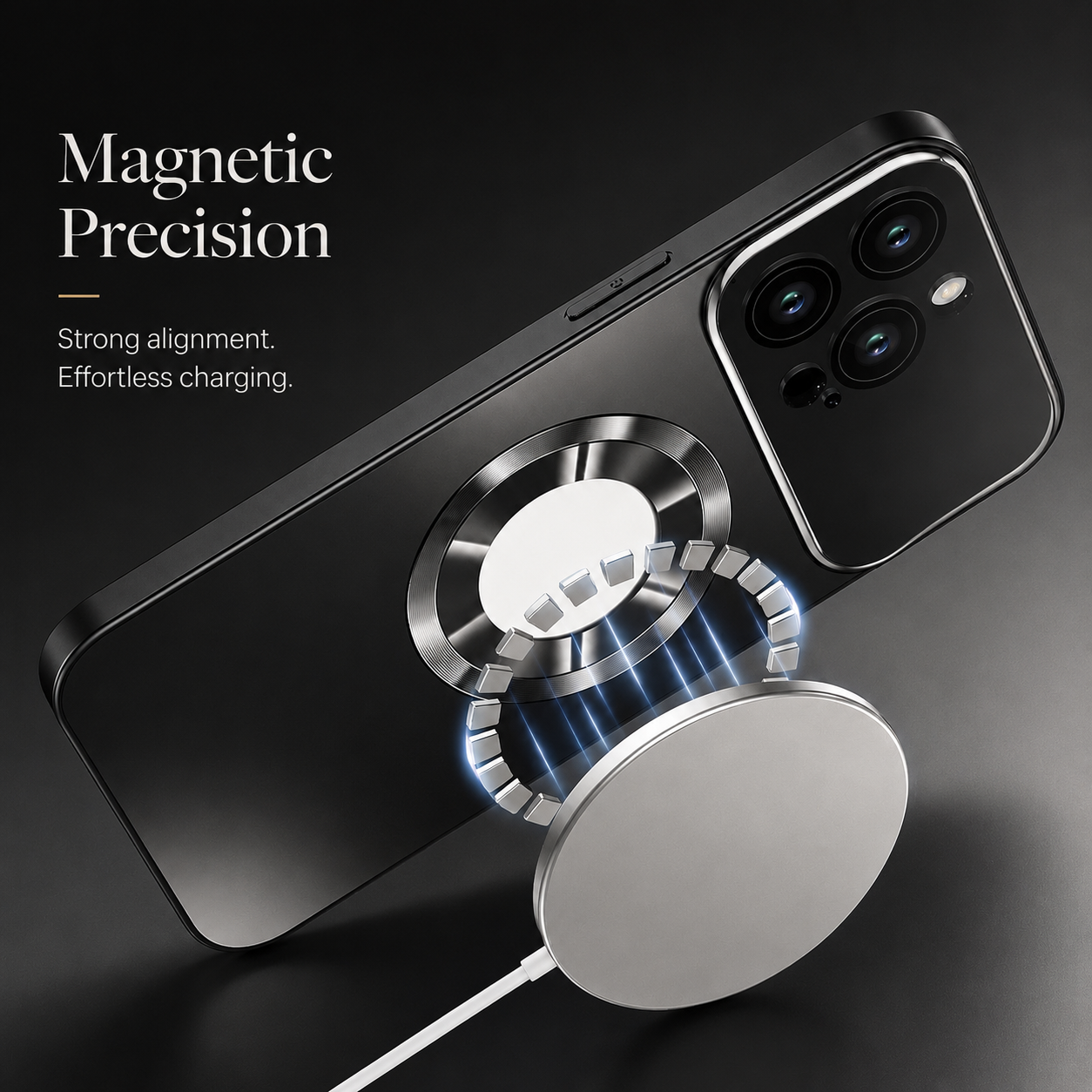 Premium iPhone Case MagSafe Compatible Tempered Glass Protective Cover Shockproof Camera Lens Protection Slim Anti Scratch Full Coverage