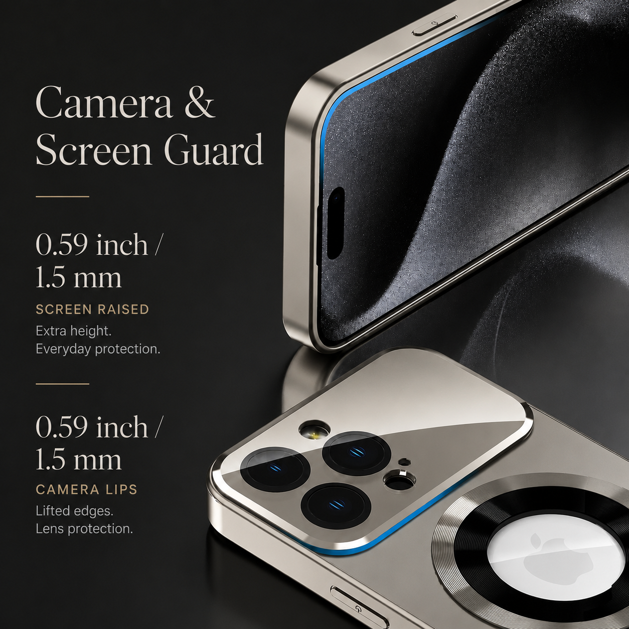 Premium iPhone Case MagSafe Compatible Tempered Glass Protective Cover Shockproof Camera Lens Protection Slim Anti Scratch Full Coverage