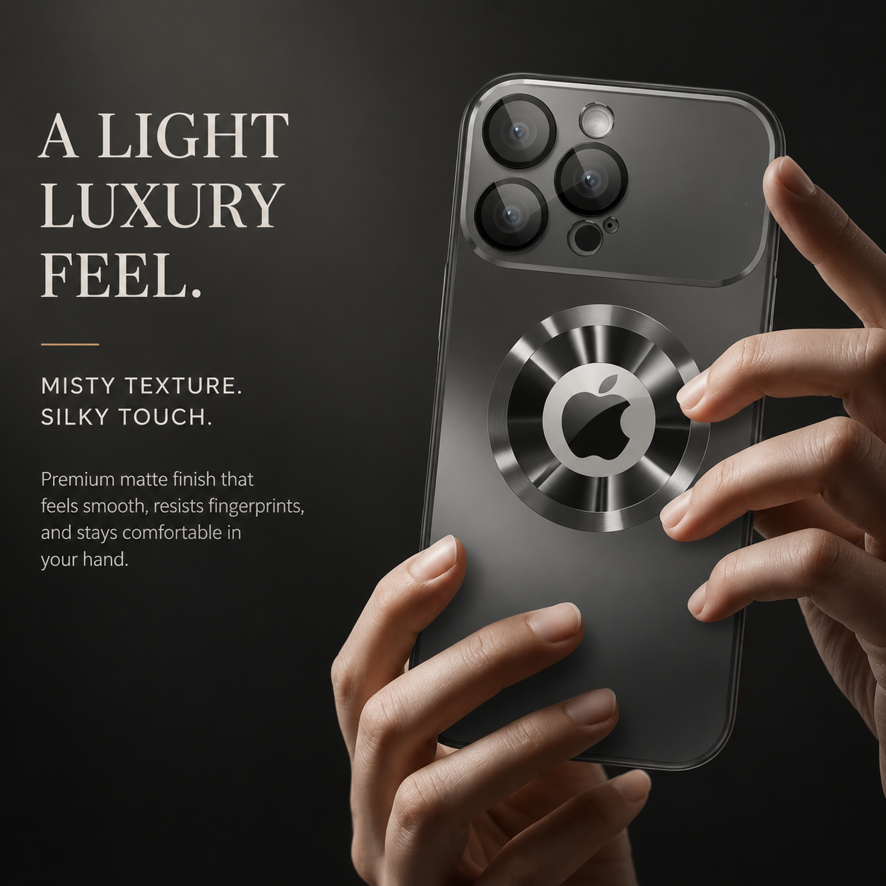 Premium iPhone Case MagSafe Compatible Titanium Matte Protective Cover Glass Camera Lens Protection Shockproof Anti Fingerprint Scratch Resistant Slim Full Coverage