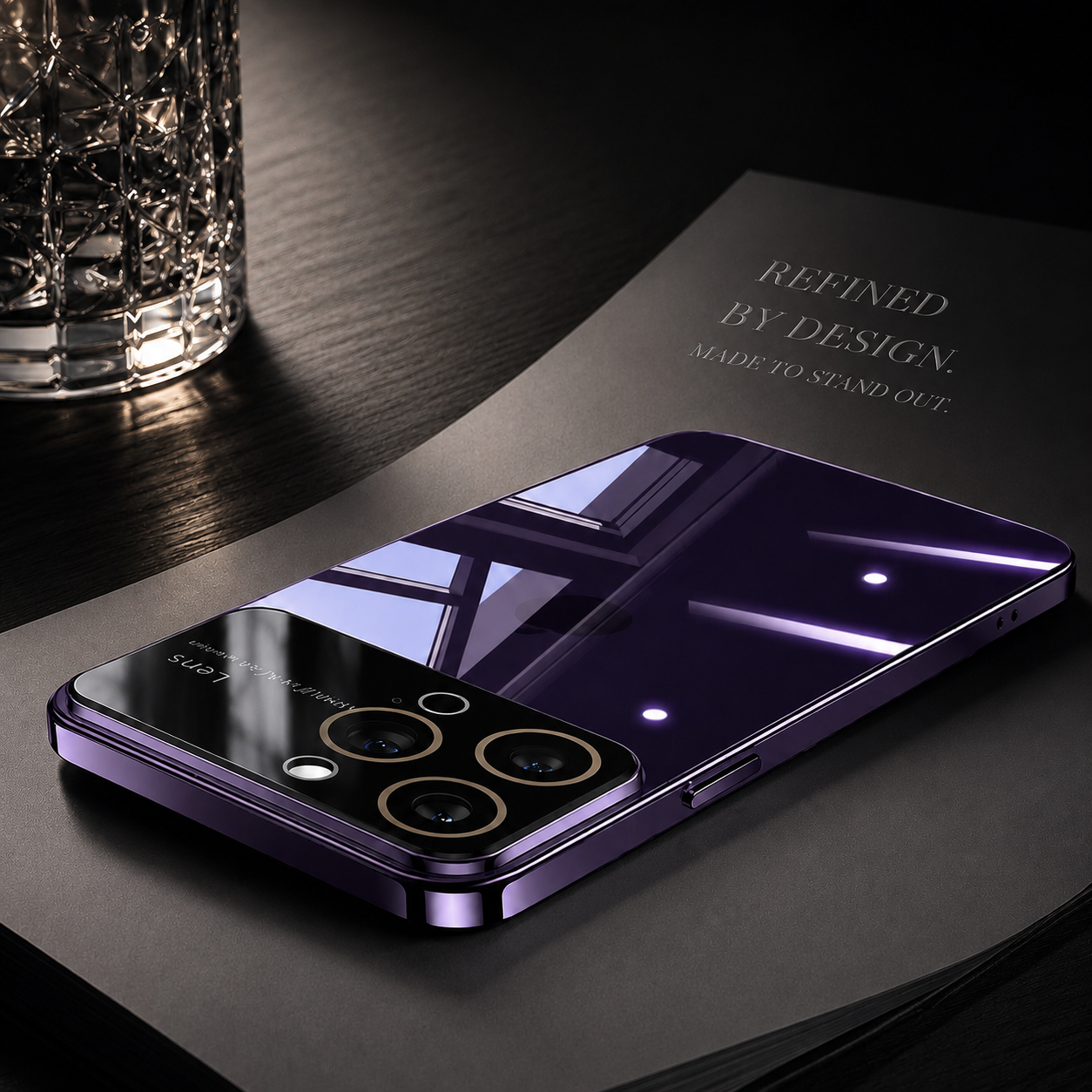 Premium iPhone Case MagSafe Compatible Transparent Acrylic Protective Cover Shockproof Tempered Camera Protection Anti Scratch Clear Slim Design