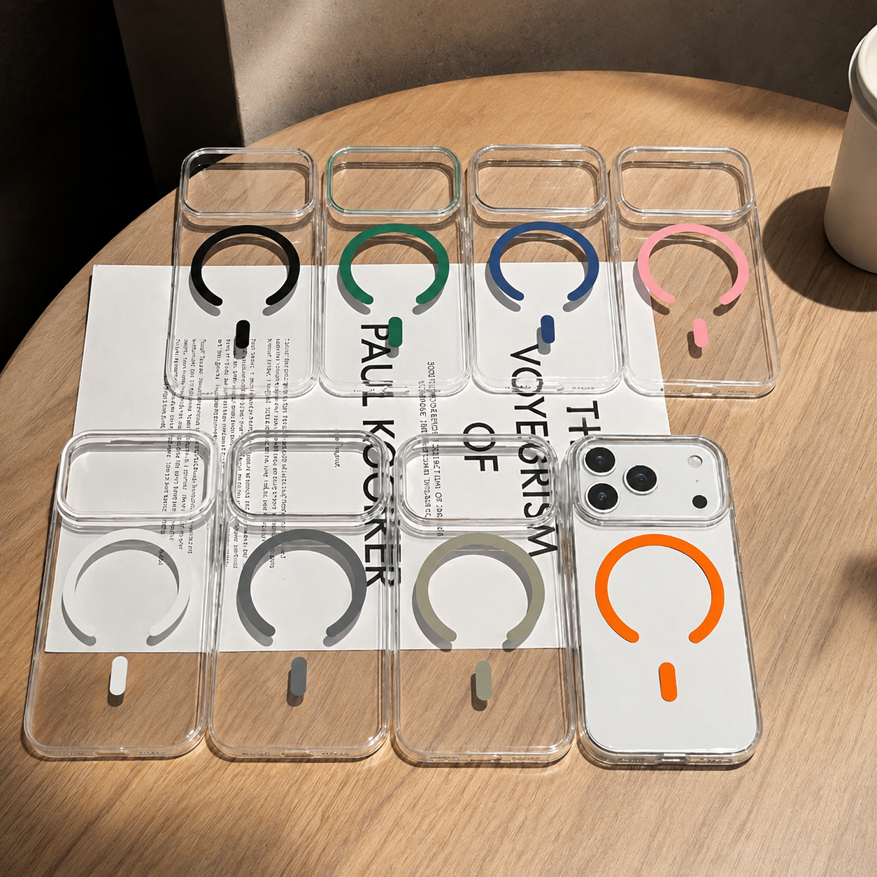 Premium iPhone Case MagSafe Compatible Ultra Slim Luxury Shockproof Protective Cover Magnetic Wireless Charging Soft TPU PC Full Coverage Anti Scratch